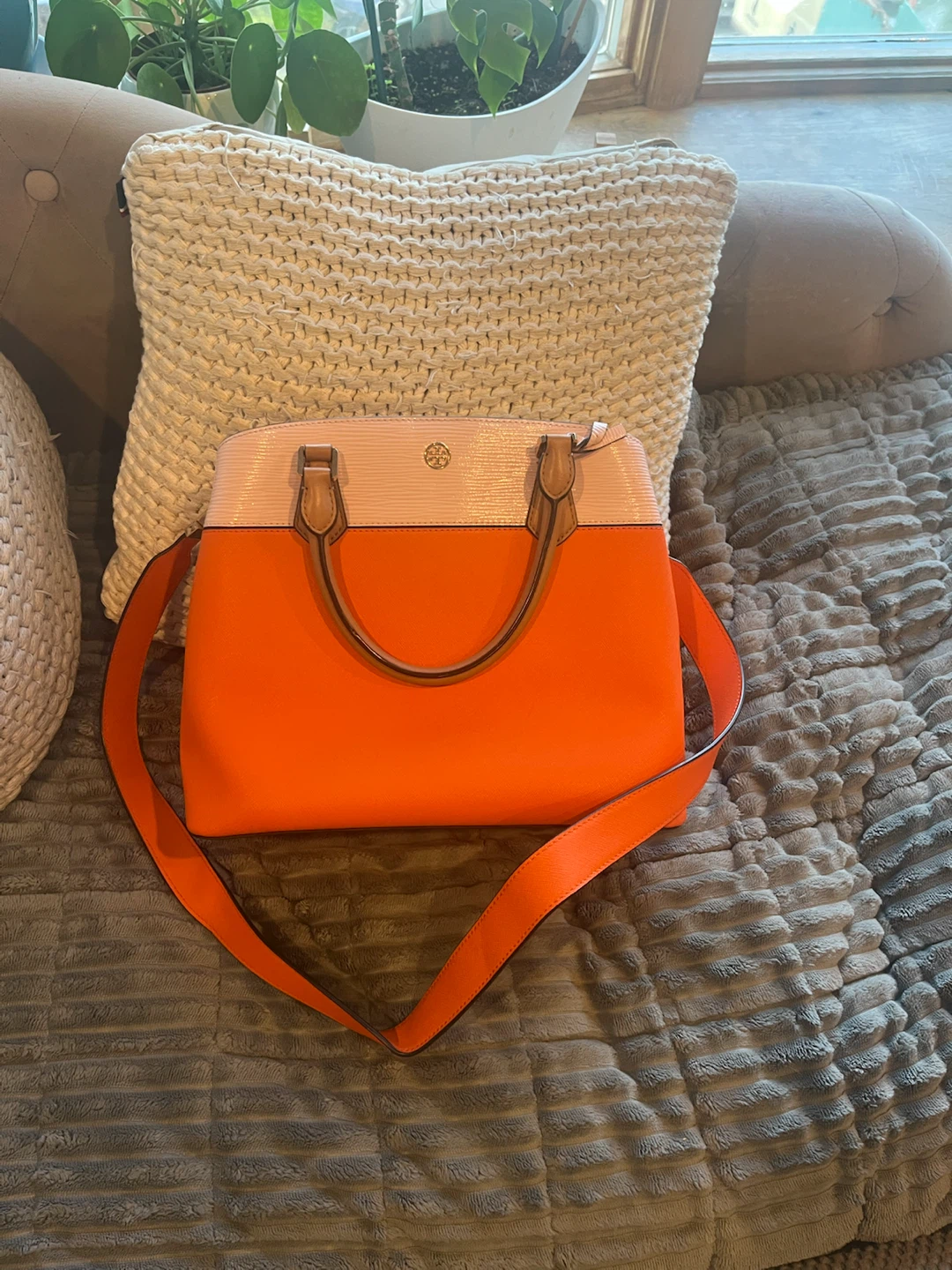 Tory Burch Colorblock Satchel