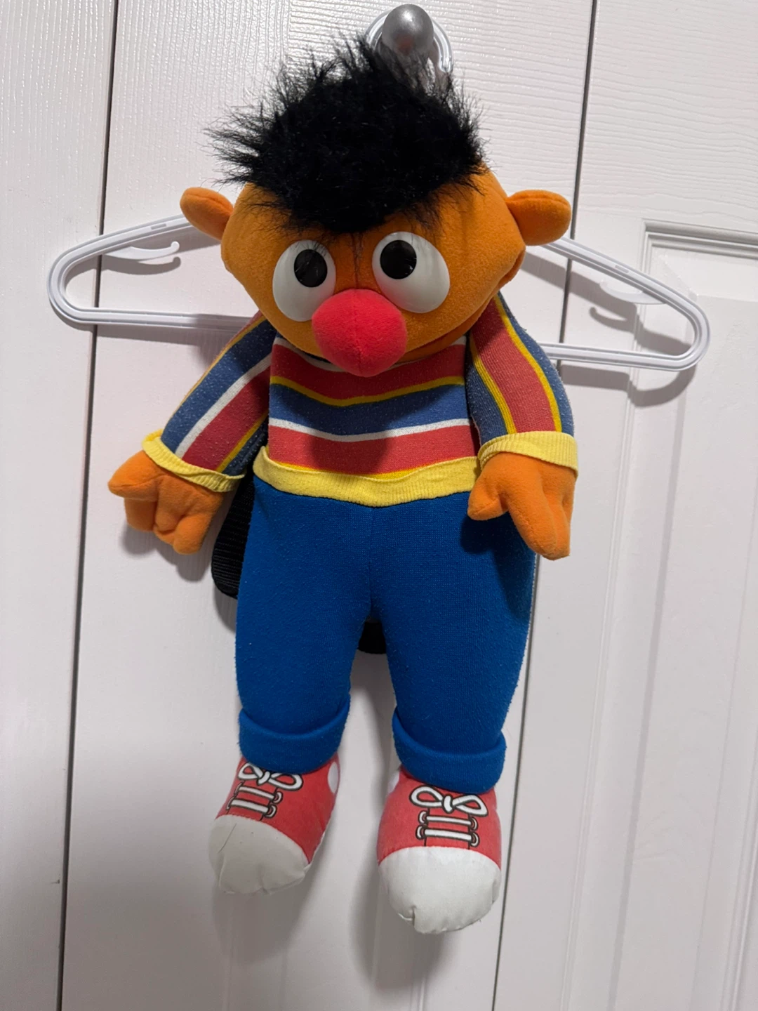 Vintage 1997 Ernie Sesame Street Plush Backpack