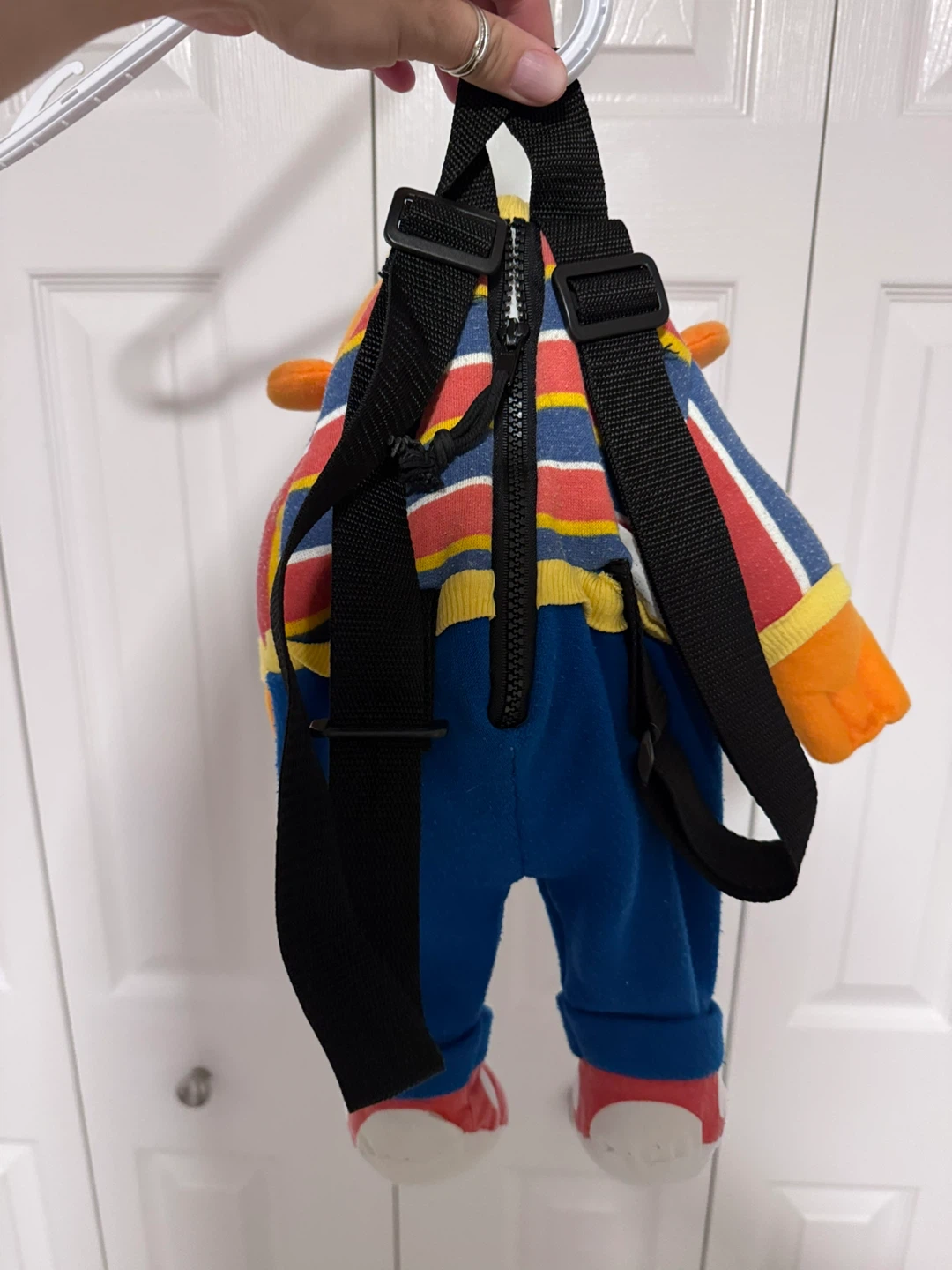 Vintage 1997 Ernie Sesame Street Plush Backpack - photo 2