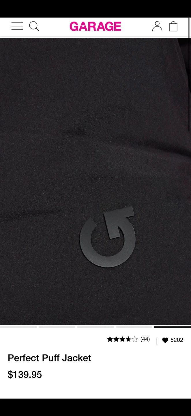 Garage Perfect Puff Jacket - Jet Black - photo 5