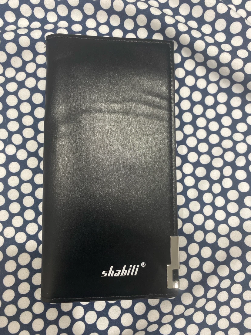 Shabili Men's Long Bifold Wallet
