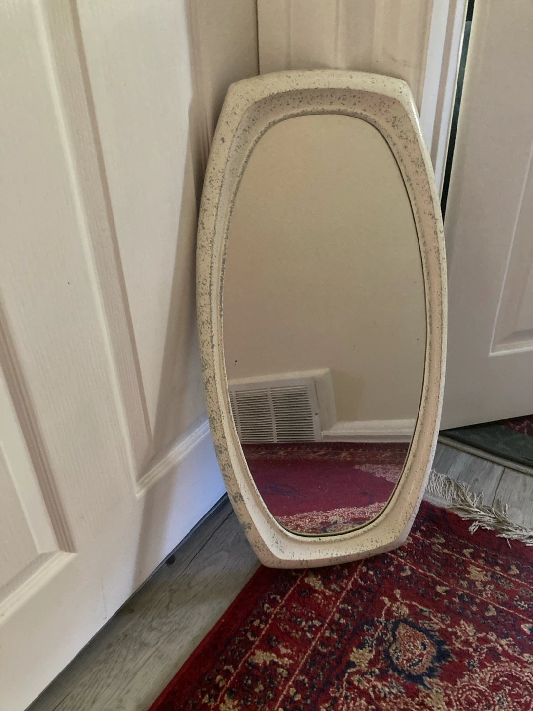 Vintage Mid-Century Modern Speckled Mirror
