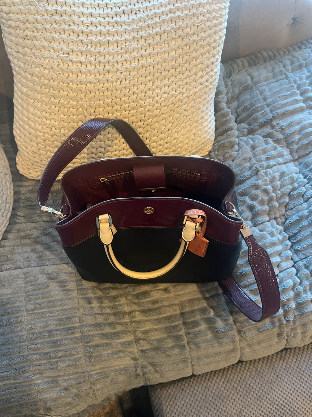 Tory Burch Leather Satchel Handbag - photo 2