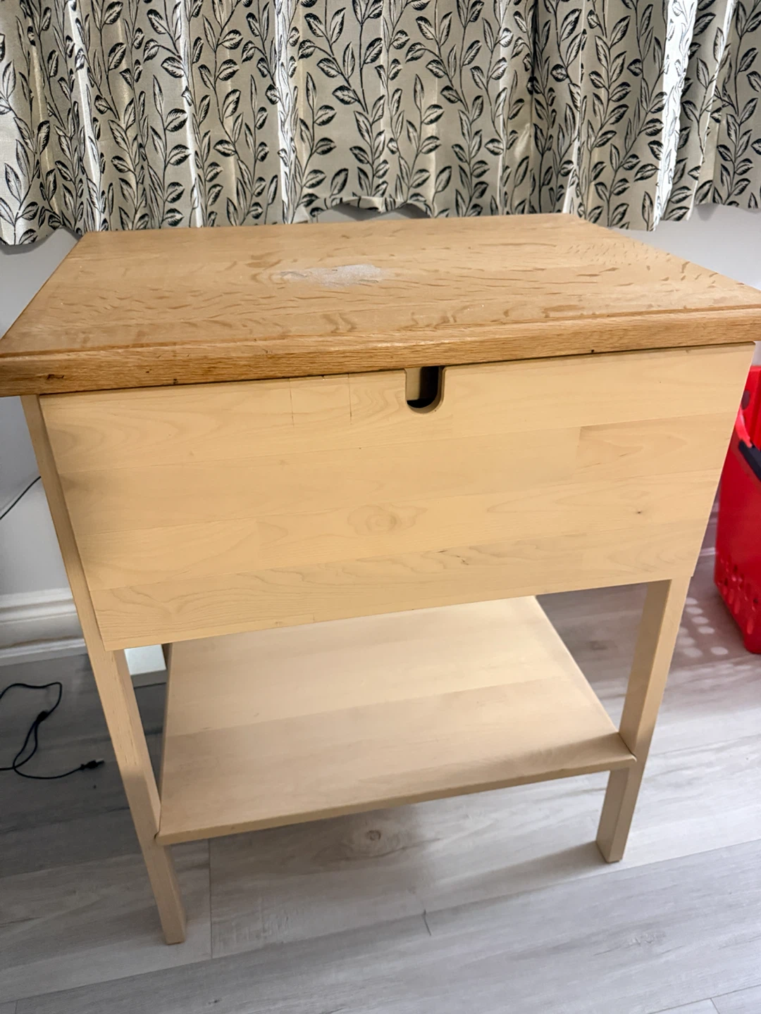 Light Wood Study table with Drawer