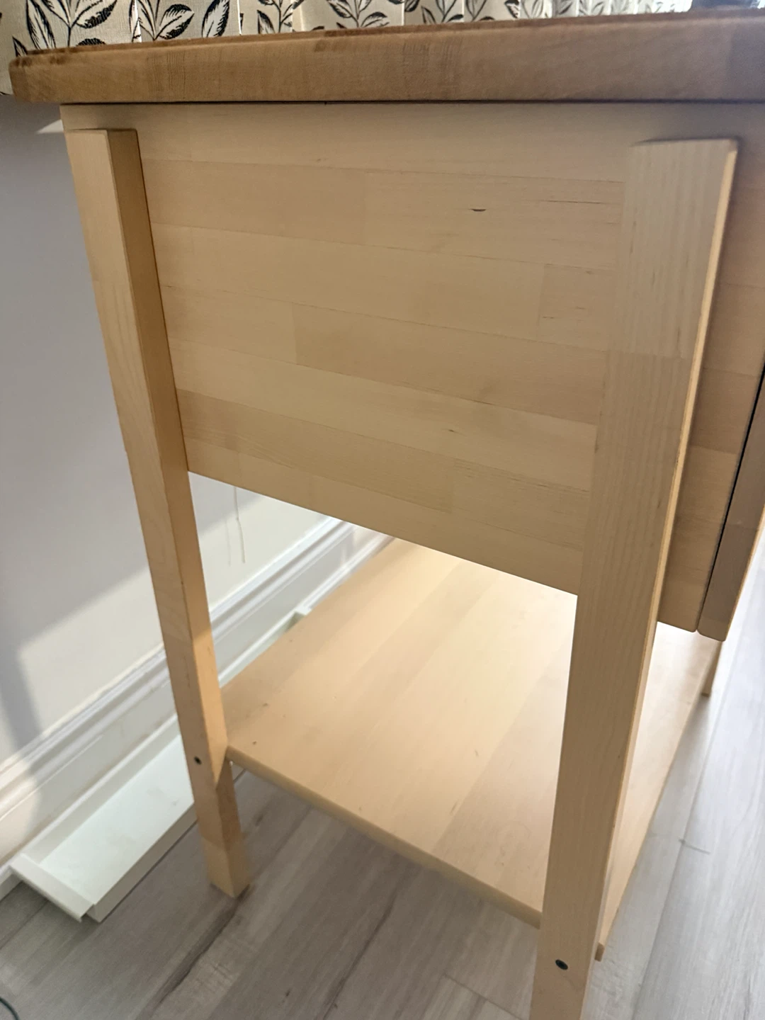 Light Wood Study table with Drawer - photo 2