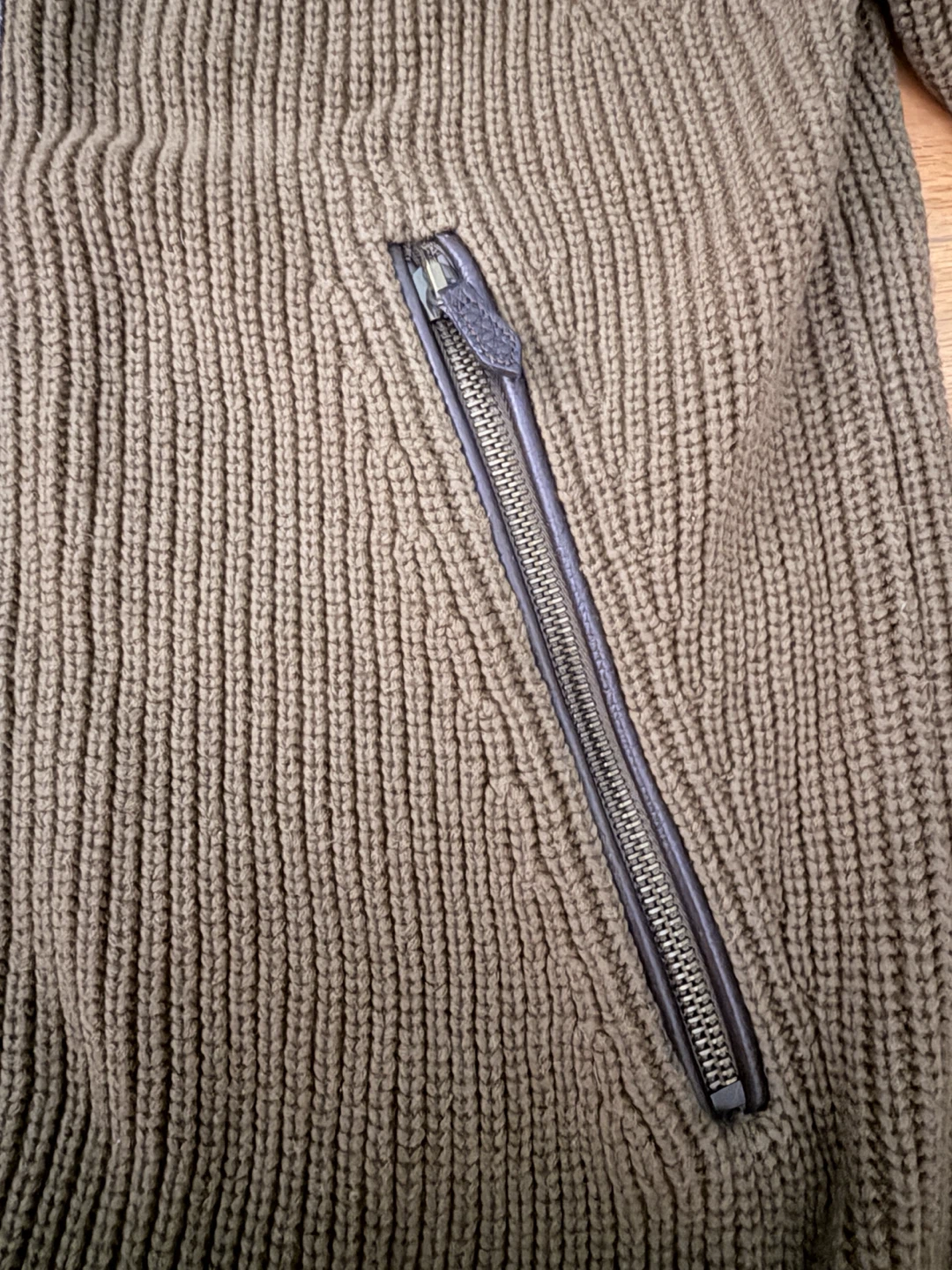 Burberry London Brown Zip-Up Knit Cardigan - photo 5