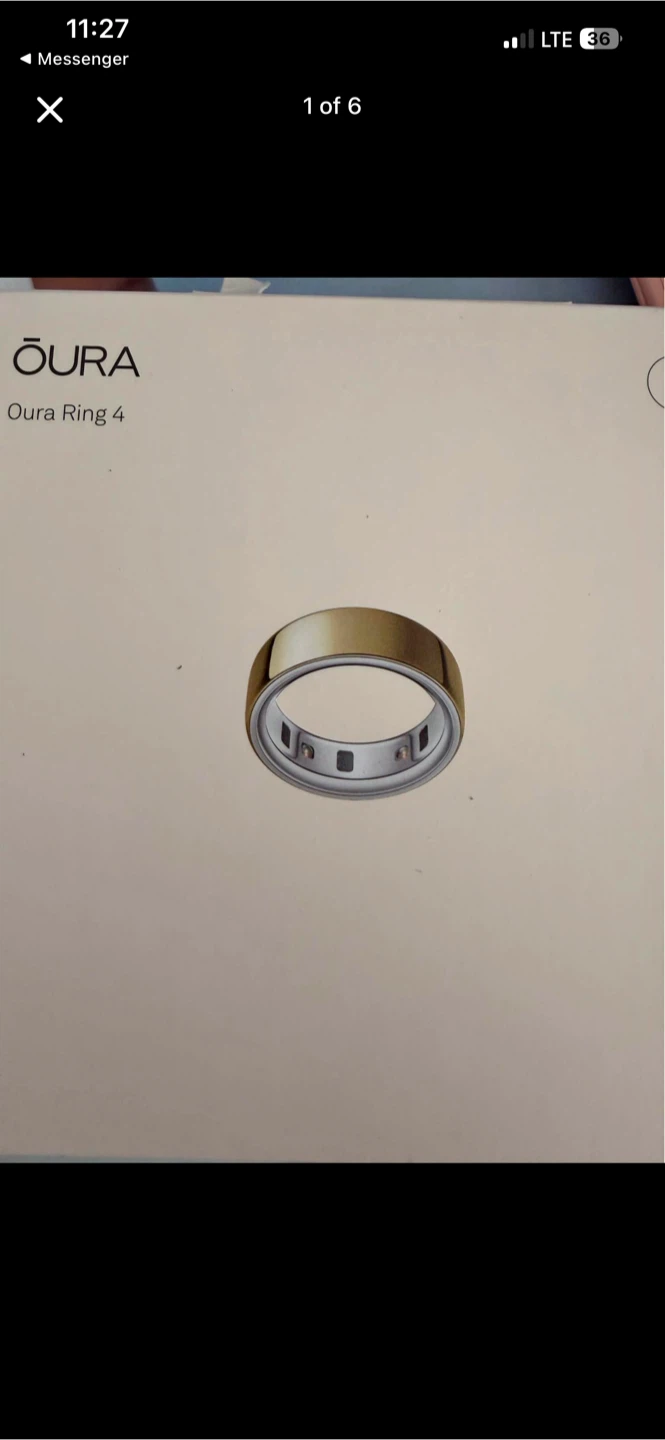 Oura Ring Gen 4 - Gold - Size 7