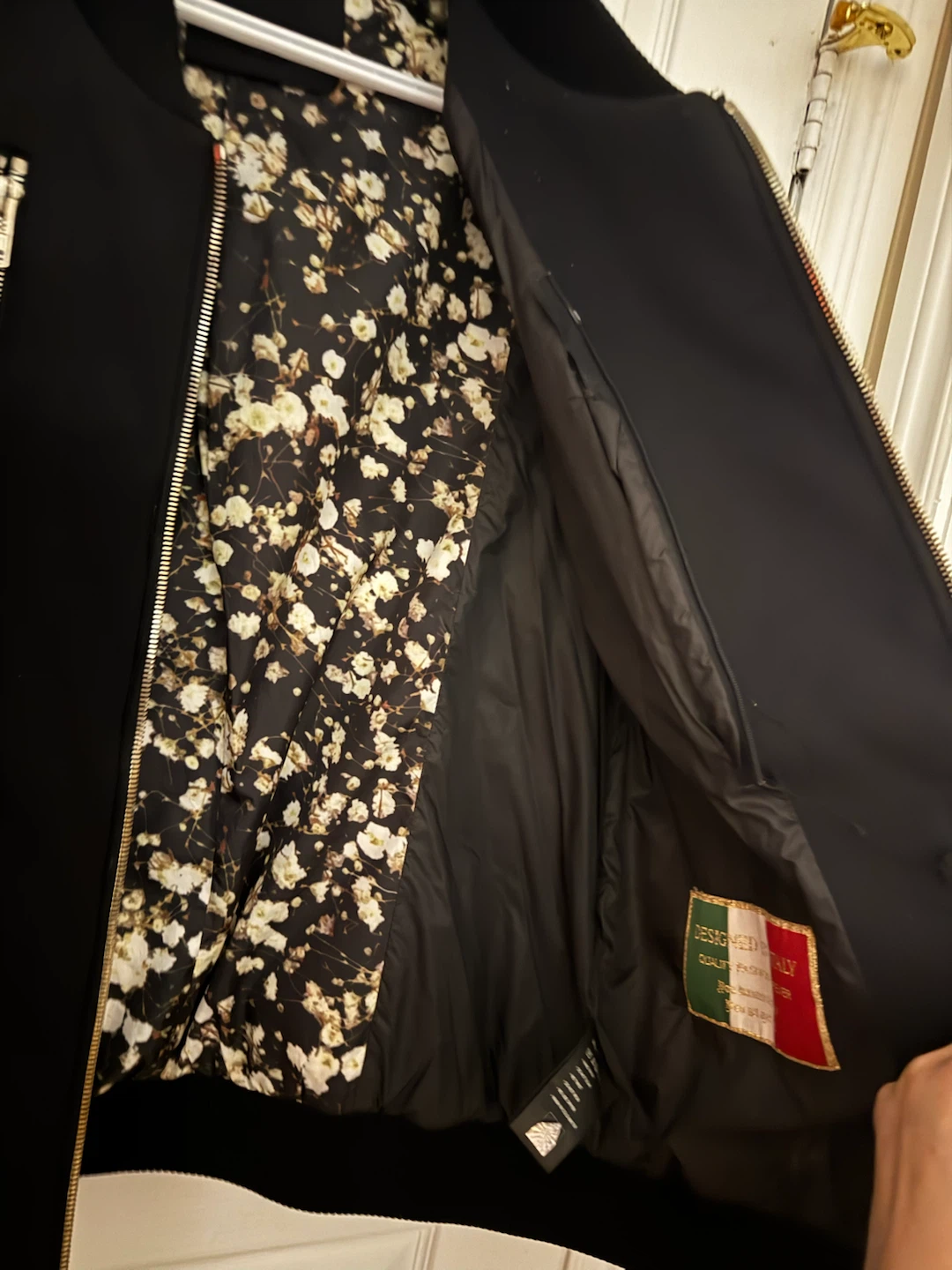 Milan Homme Black Bomber Jacket - photo 2