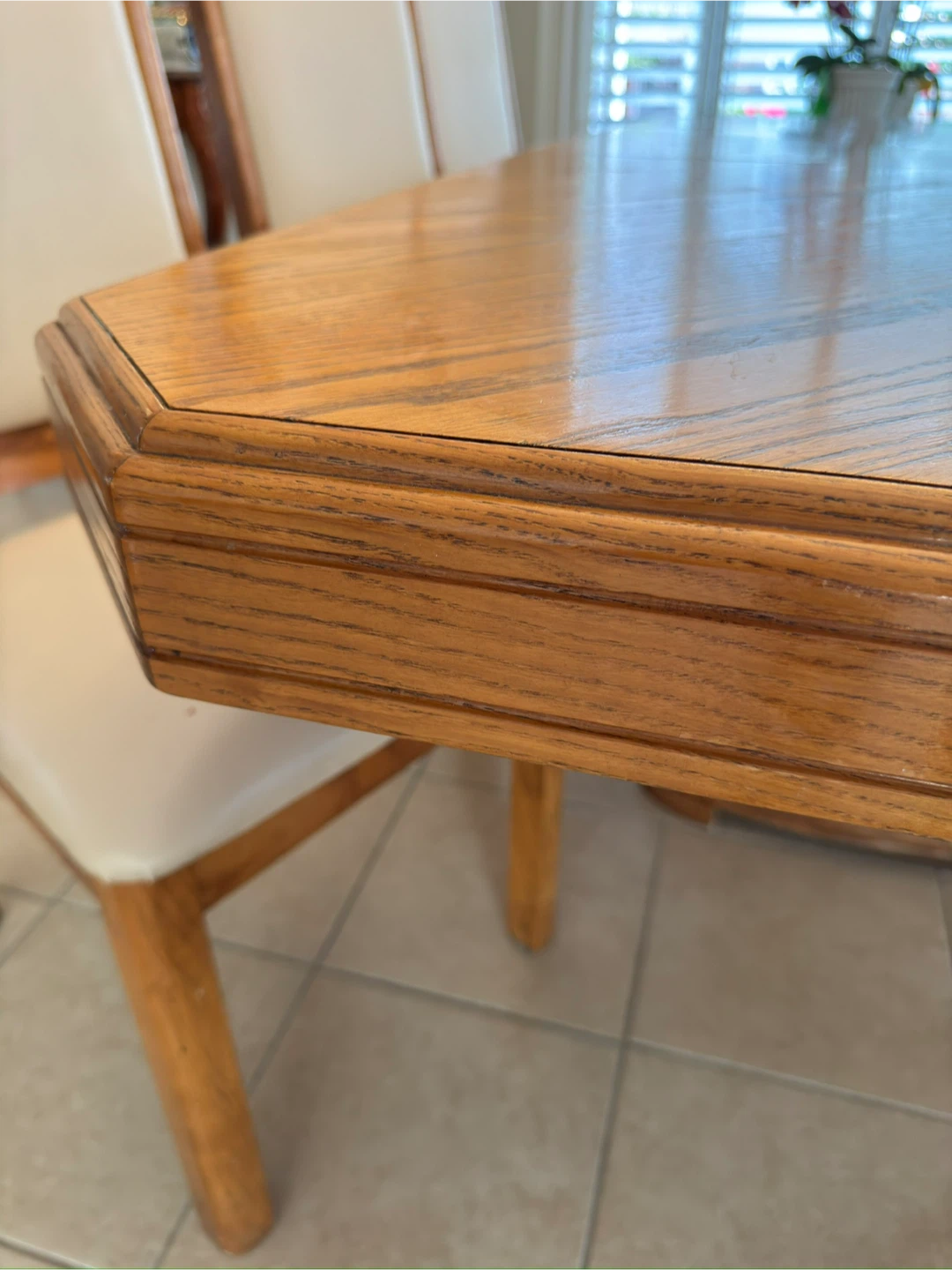 Oak Dining Table with 6 Chairs - photo 2