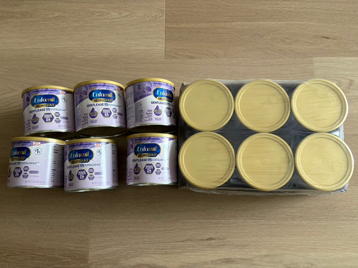 6 Cans Enfamil NeuroPro Gentlease Infant Formula