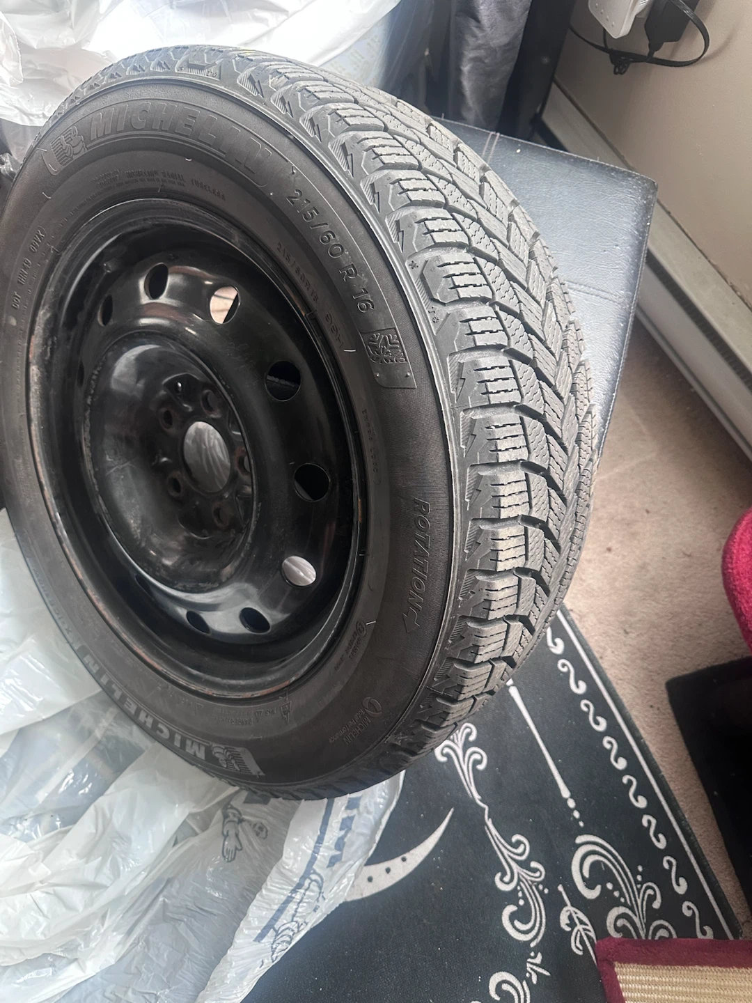 Michelin X-Ice Snow tires on steel wheels - photo 4