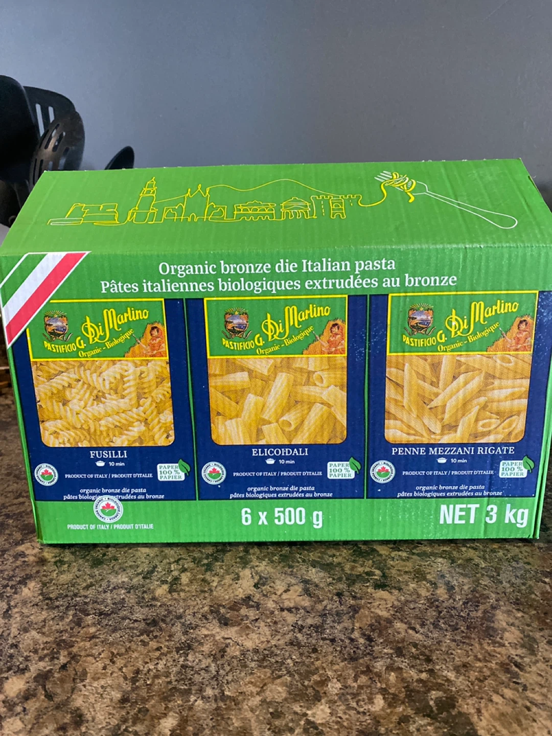 Organic pasta