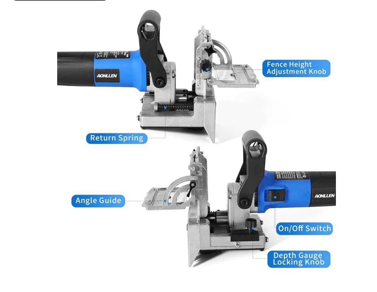 DJ710 Dual Spindle Dowel Jointer,Wood Dowels Joiner - photo 3