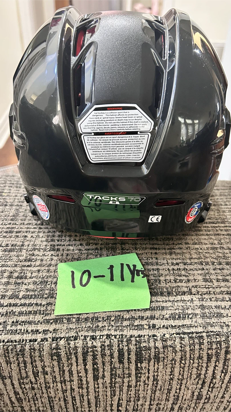 CCM Tacks 70 Hockey Helmet - Black - Medium - photo 3