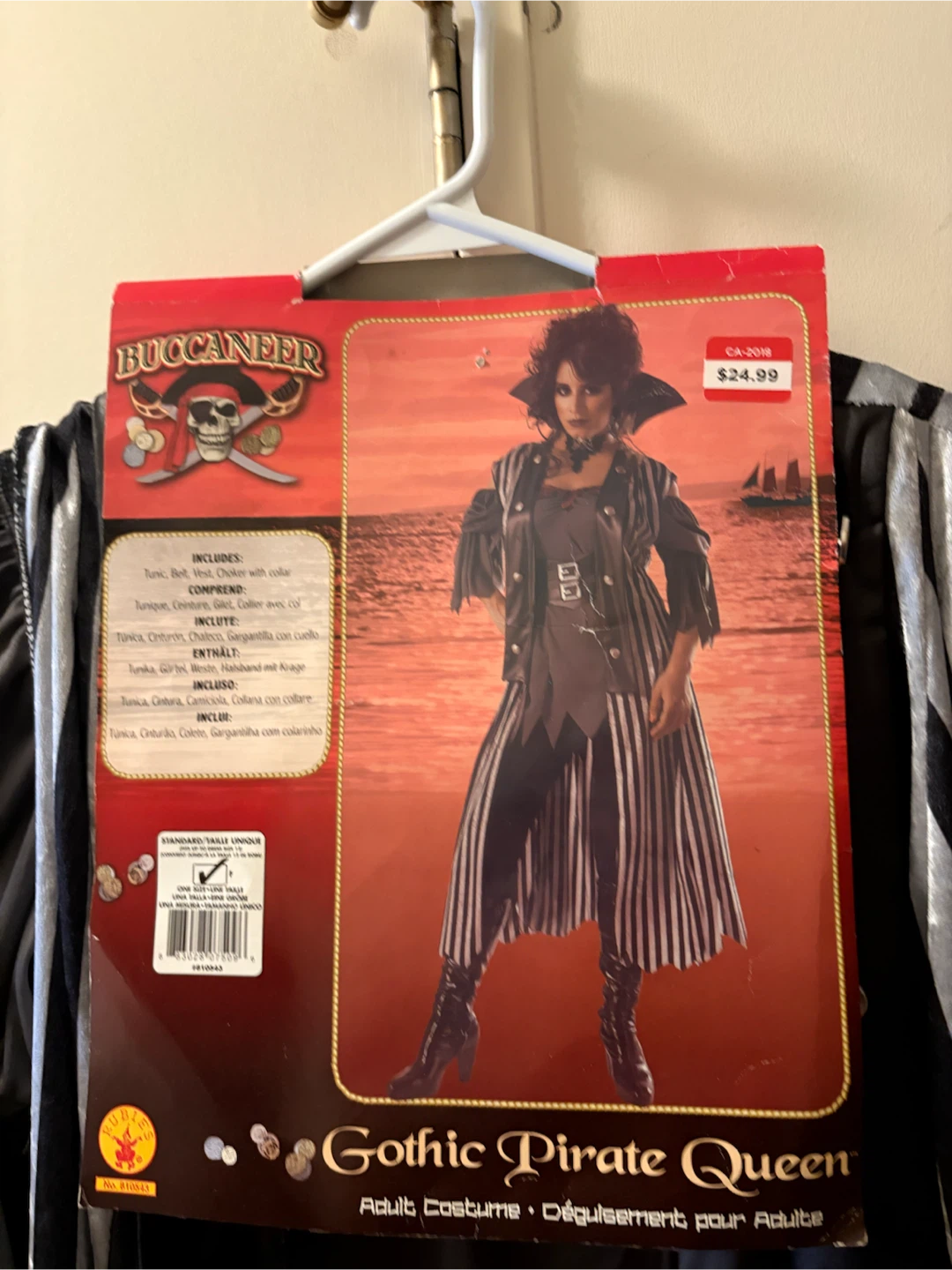 Gothic Pirate Queen Adult Halloween Costume - photo 3
