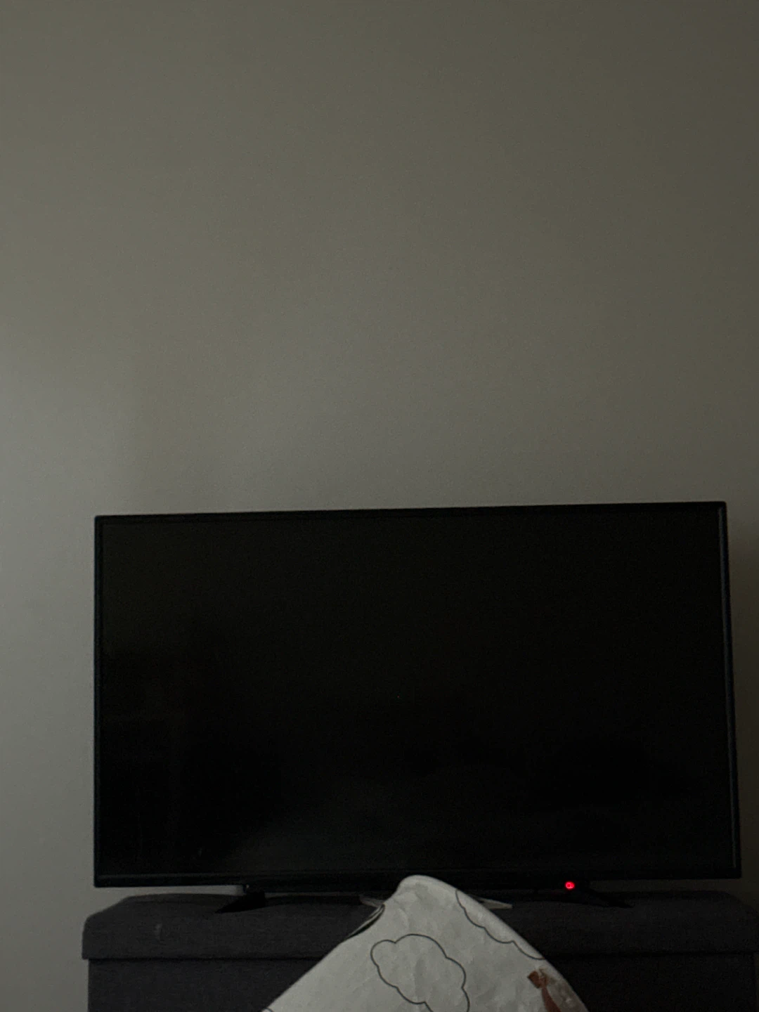 Black Flat Screen Television