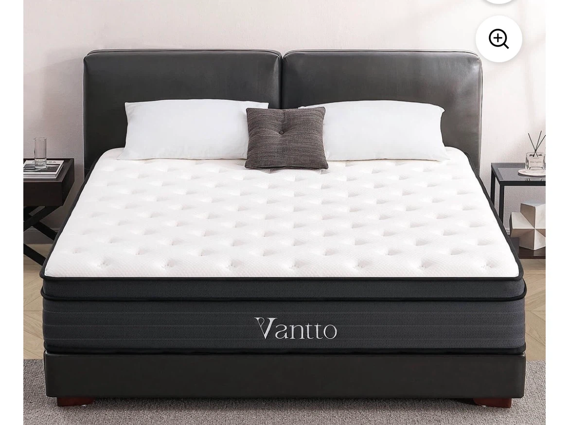 Vantto Queen 12 Inch Hybrid Mattress