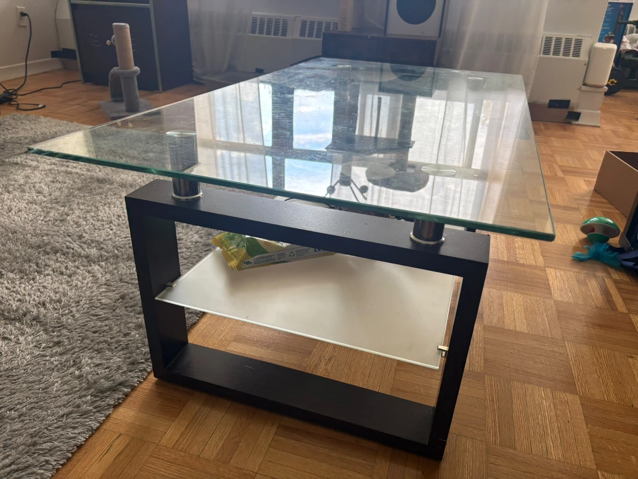 Modern Glass Coffee Table - photo 2