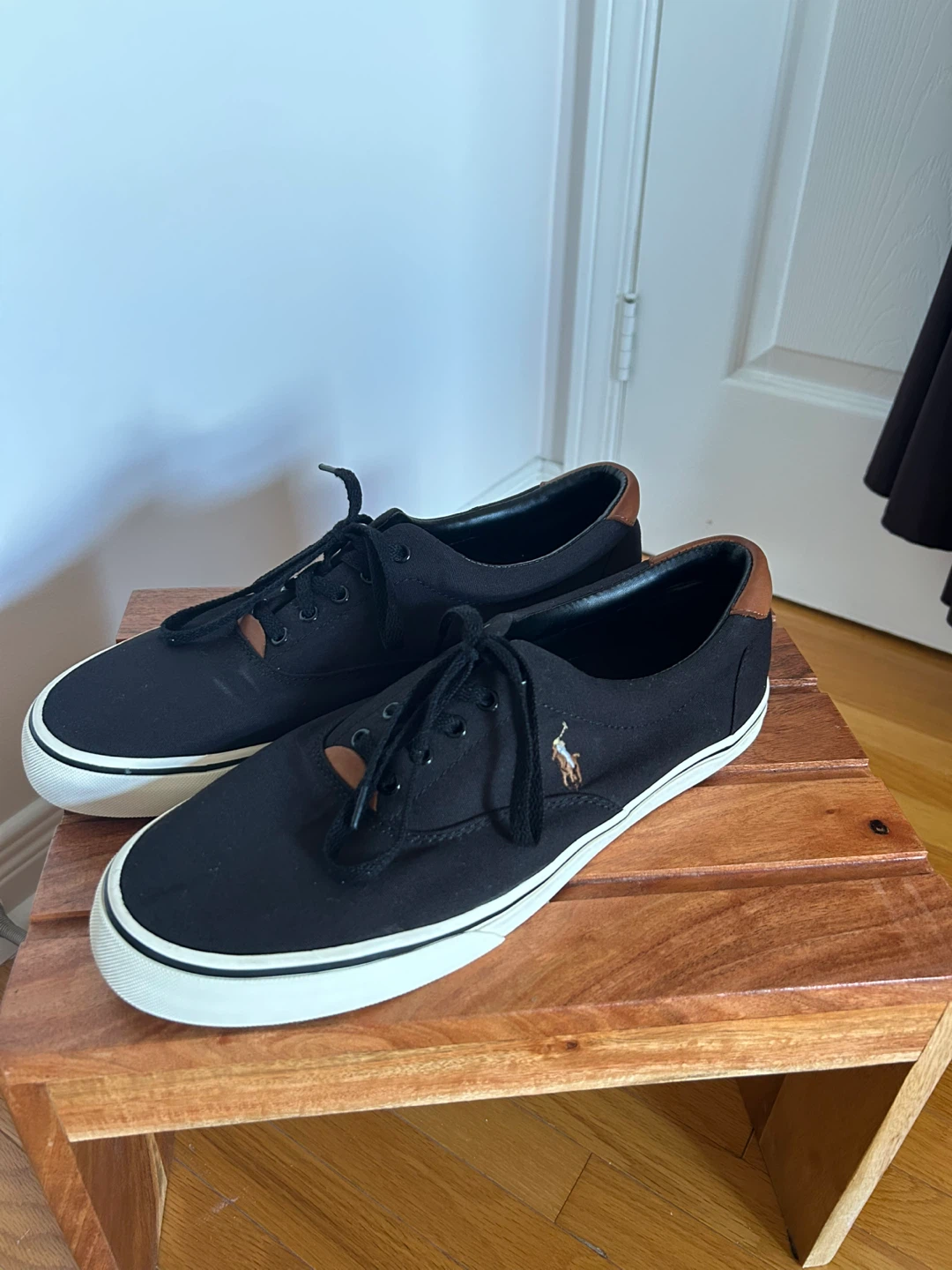 Polo Ralph Lauren Black Canvas Sneakers - photo 3