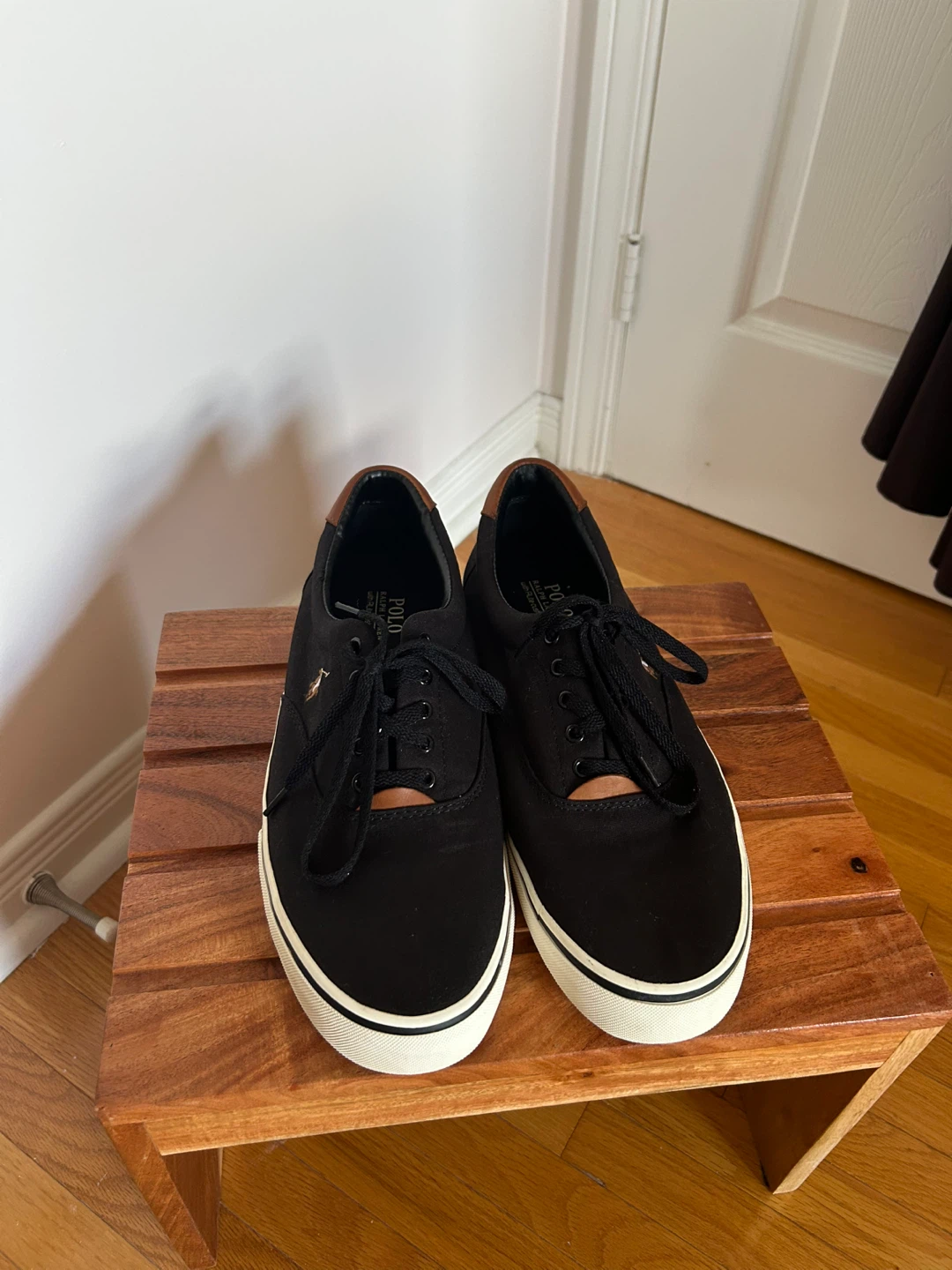Polo Ralph Lauren Black Canvas Sneakers - photo 4