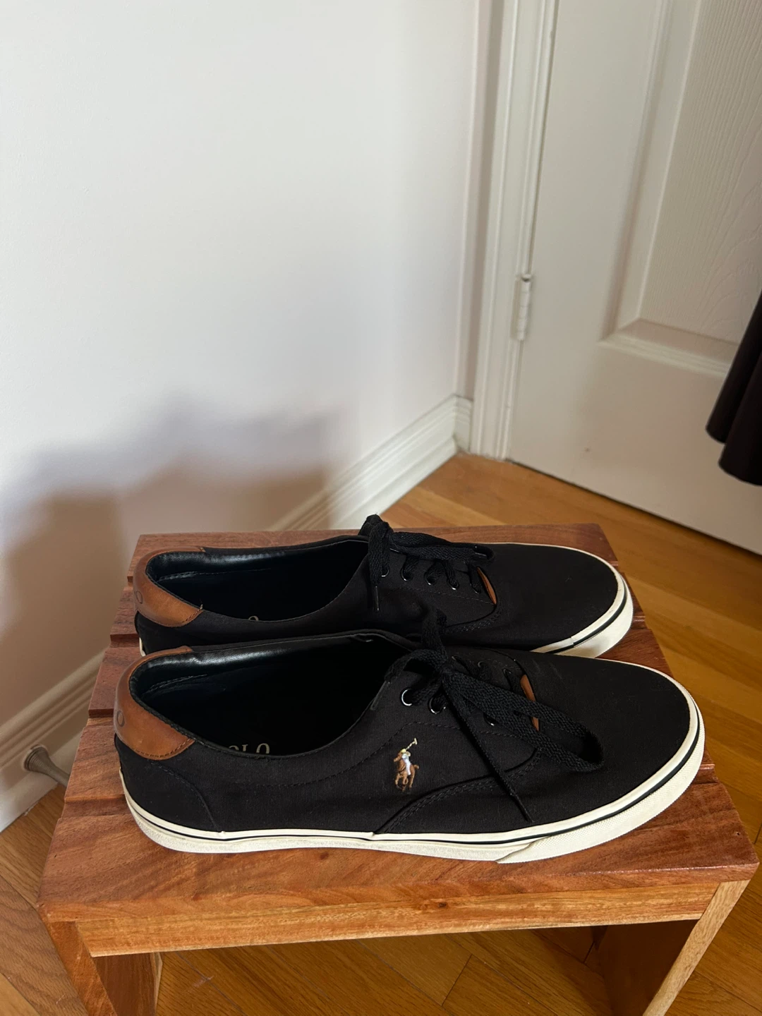 Polo Ralph Lauren Black Canvas Sneakers - photo 5
