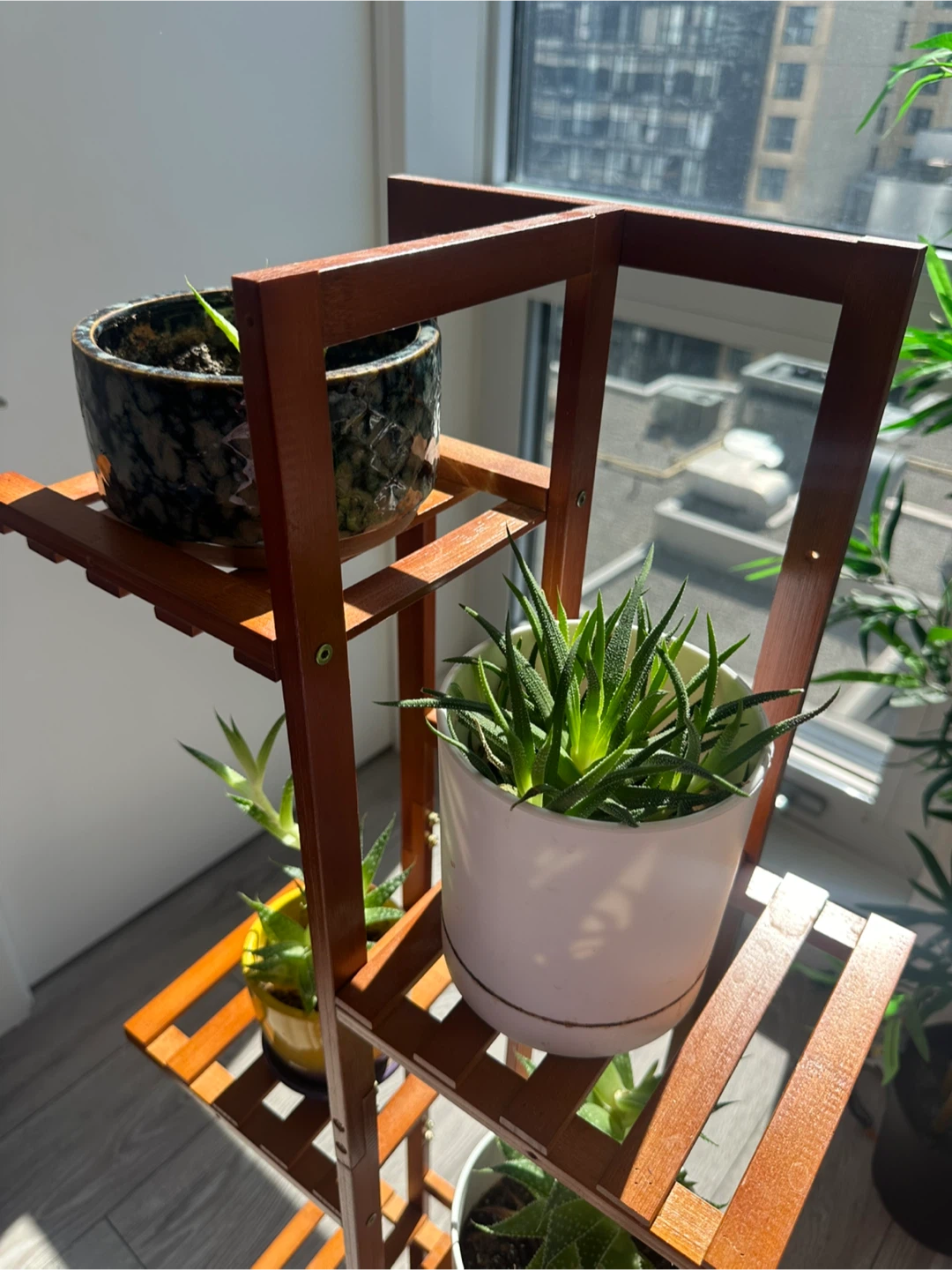 Multi-tier Wooden Plant Stand - photo 2