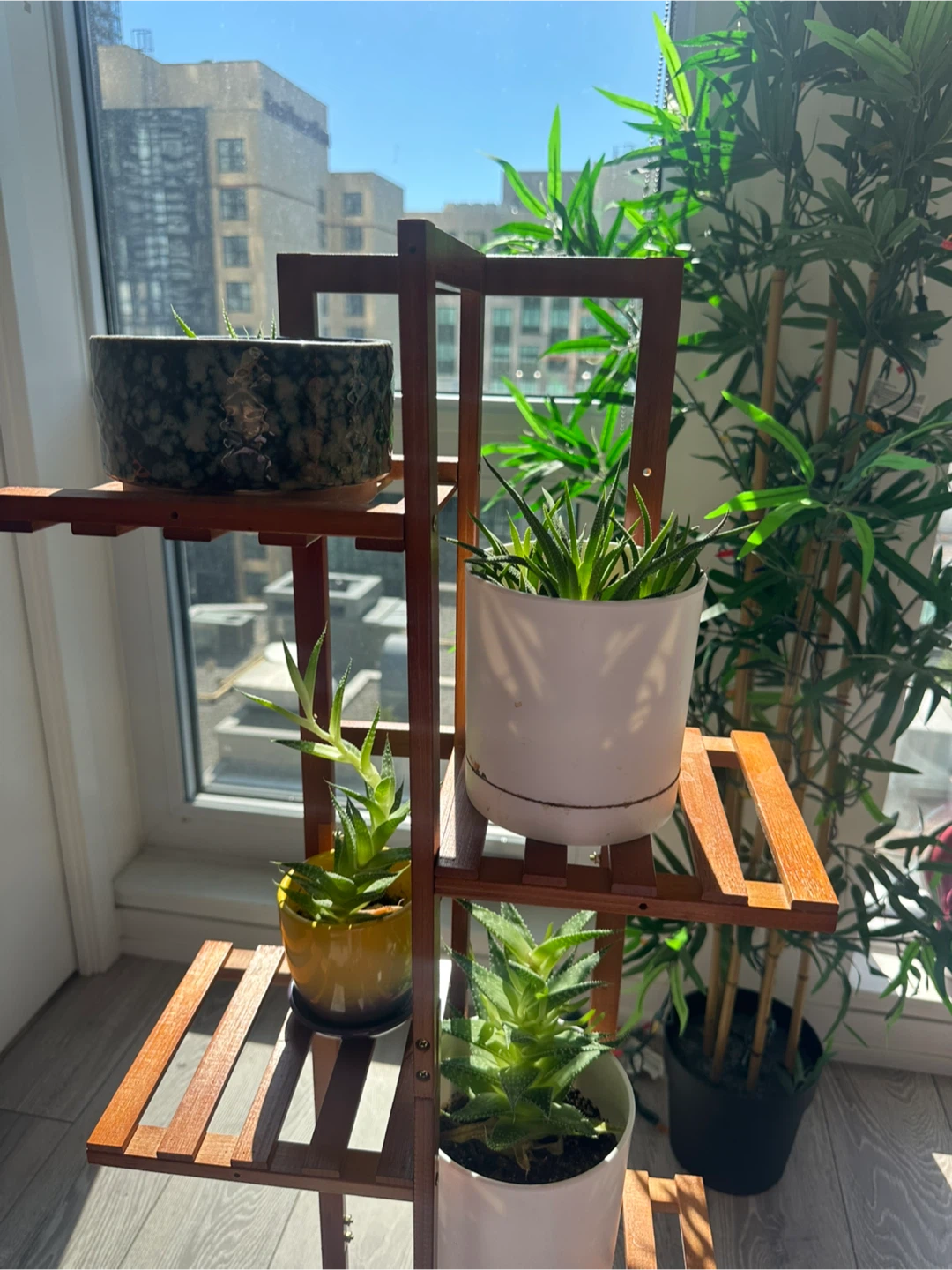 Multi-tier Wooden Plant Stand - photo 3