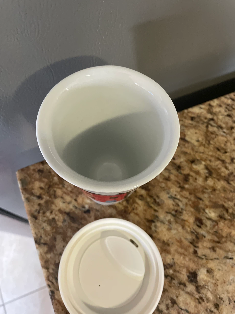 Ceramic Travel Mug with Lid - photo 3