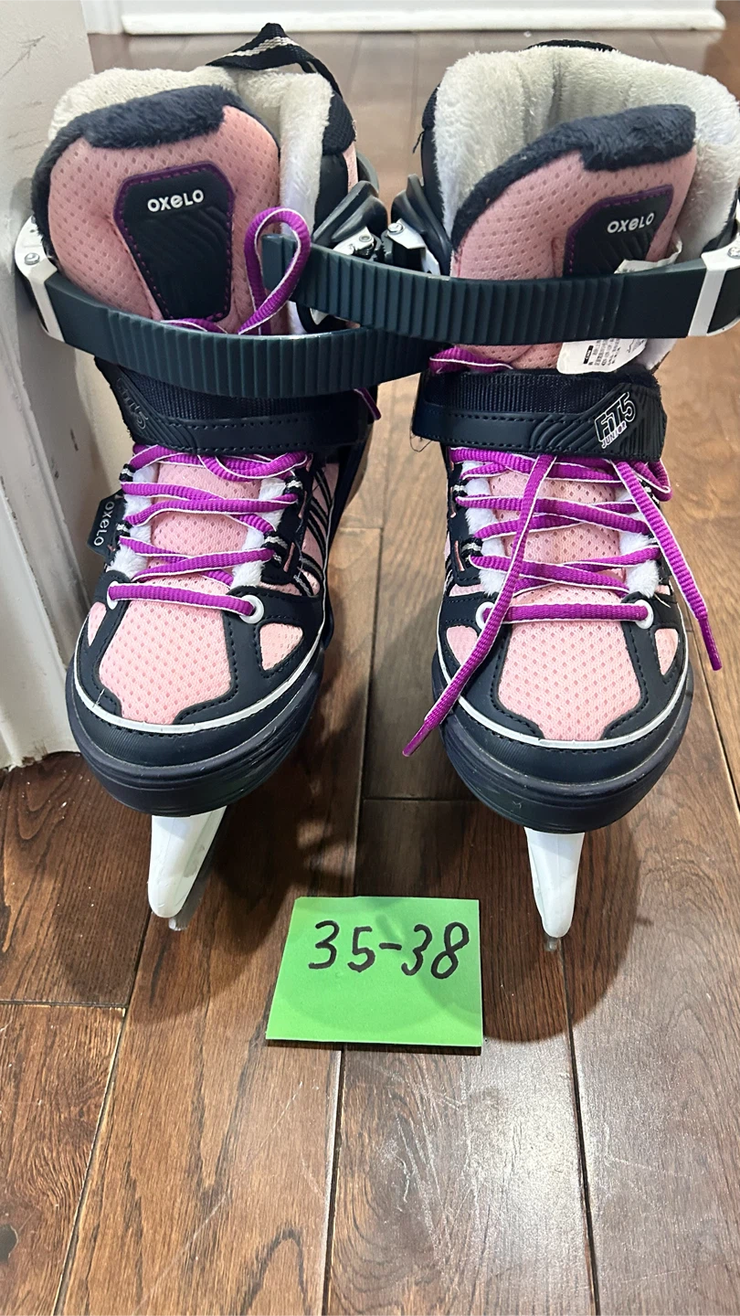 Oxelo FIT5 Adjustable Junior Ice Skates