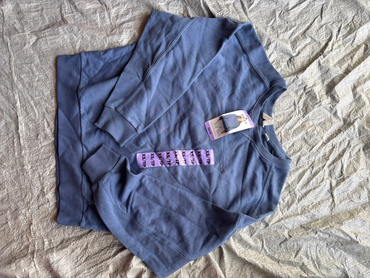 Roxy Blue Crewneck Sweatshirt XS