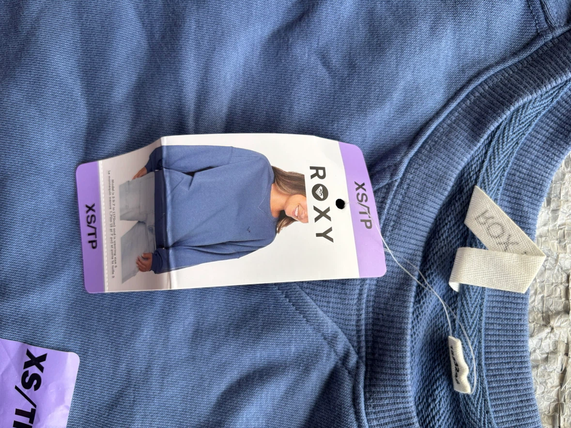 Roxy Blue Crewneck Sweatshirt XS - photo 2