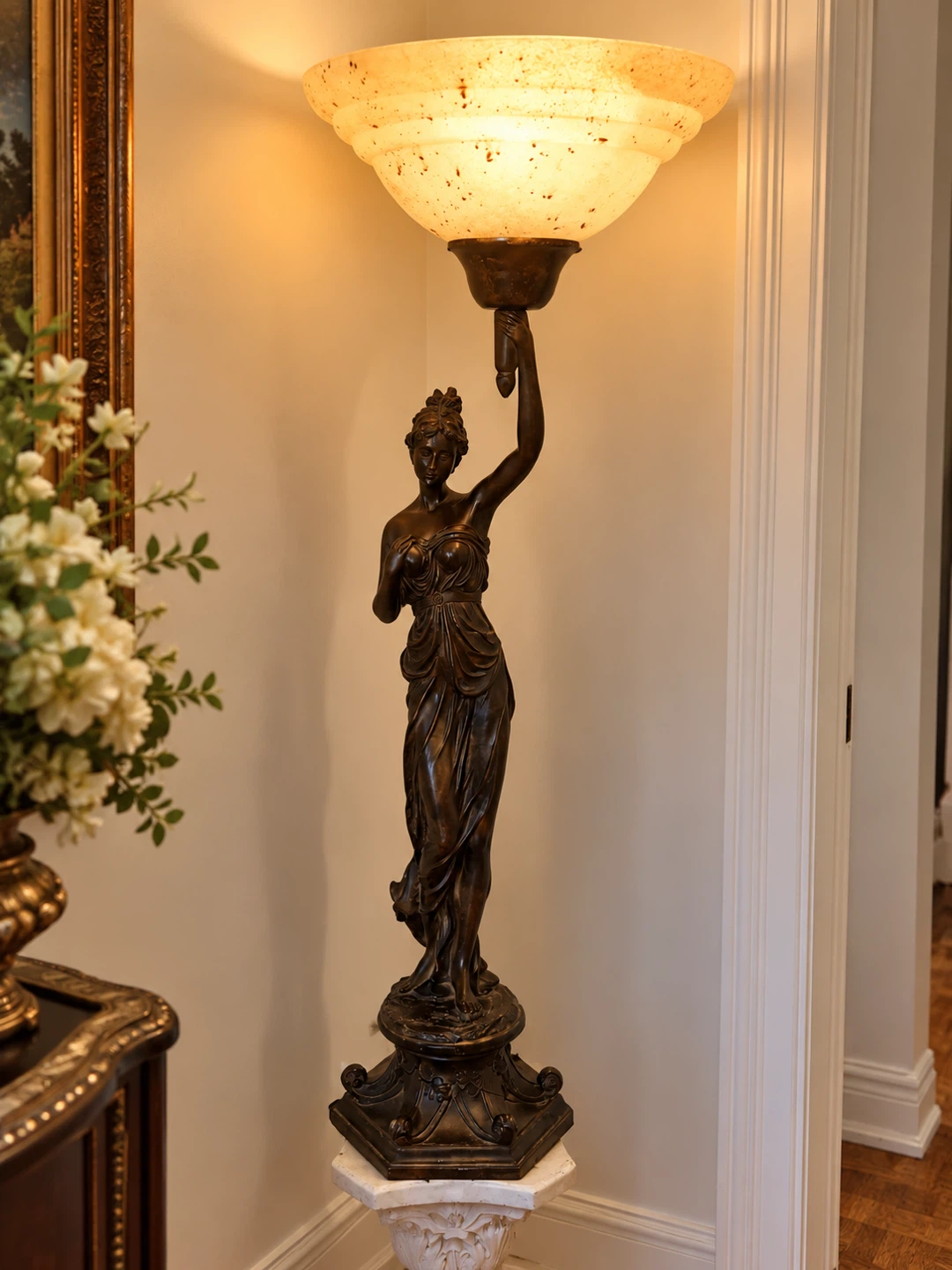 Neoclassical Figural Floor Lamp - photo 2