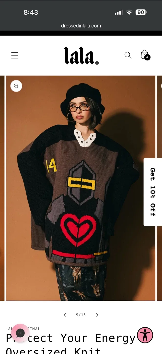 Lala Protect Your Energy Oversized Knit - photo 2