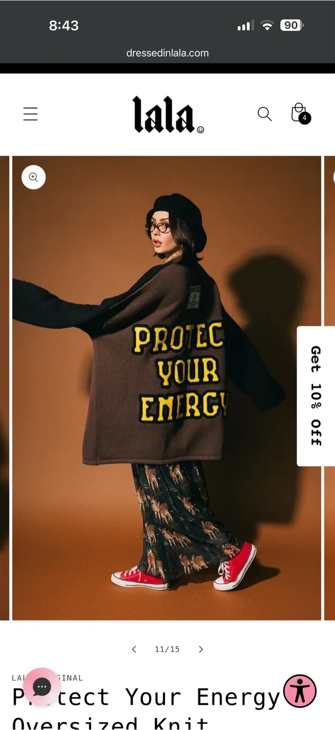 Lala Protect Your Energy Oversized Knit - photo 4