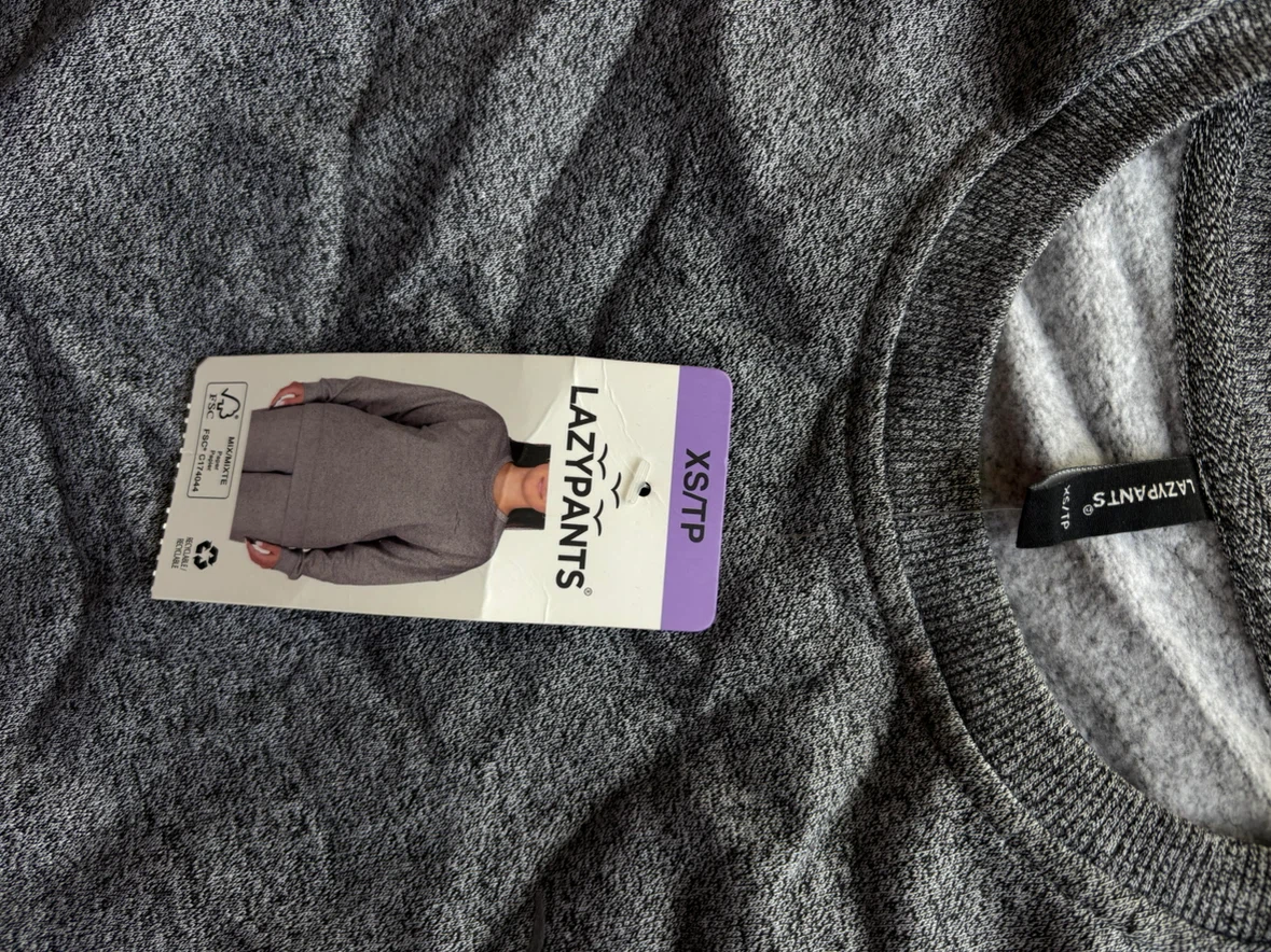 Lazypants Grey Sweatshirt XS - photo 2