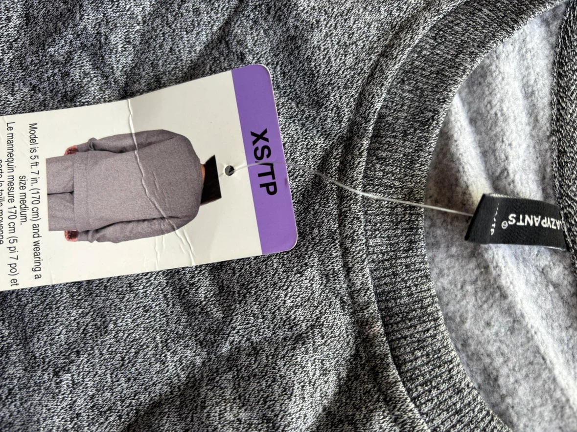Lazypants Grey Sweatshirt XS - photo 3