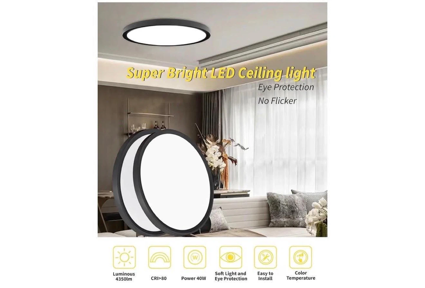 Bright Future Lighting 20" LED Ceiling - photo 2