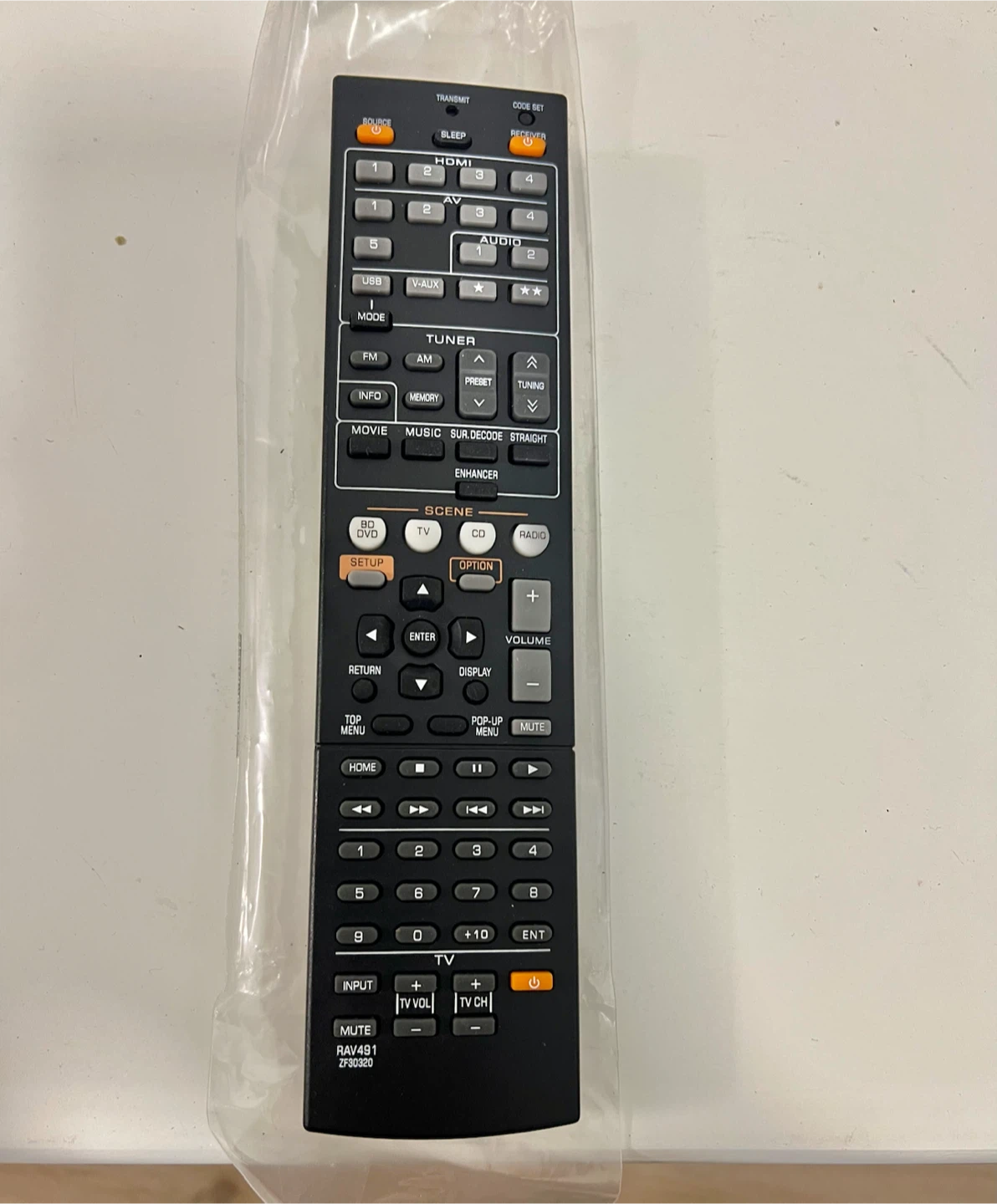 YAMAHA AV Receiver universal remote control