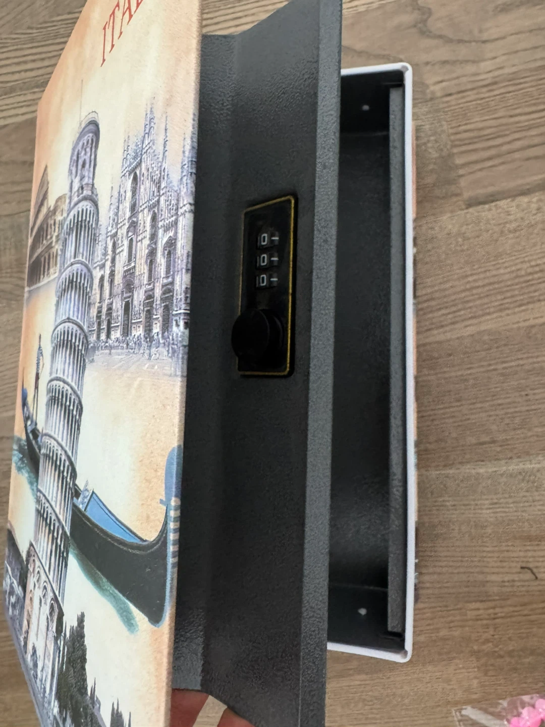 Italy Book-shape Password Safe Box