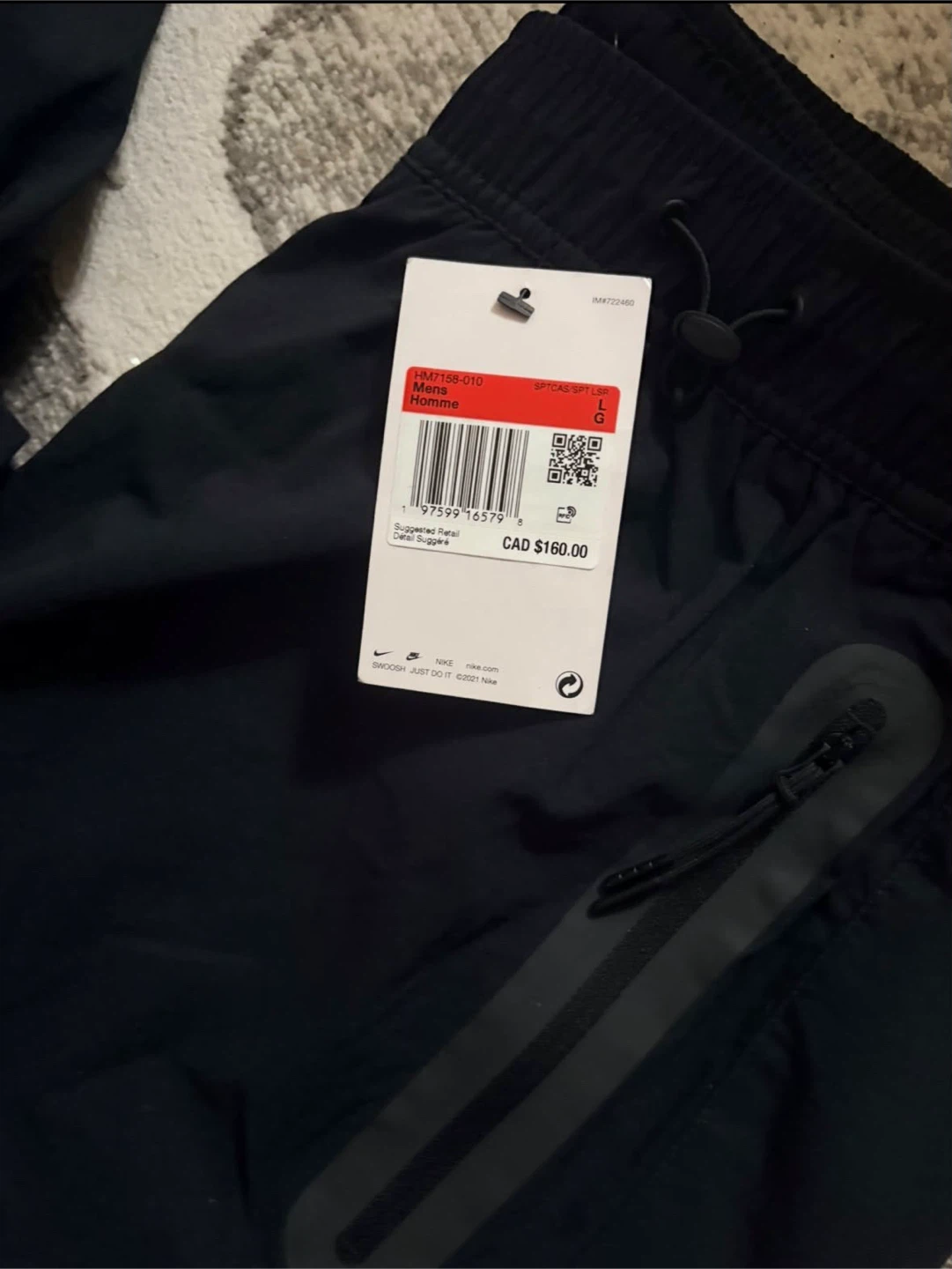 Ensemble Nike Tech Fleece noir, grandeur Large - photo 2