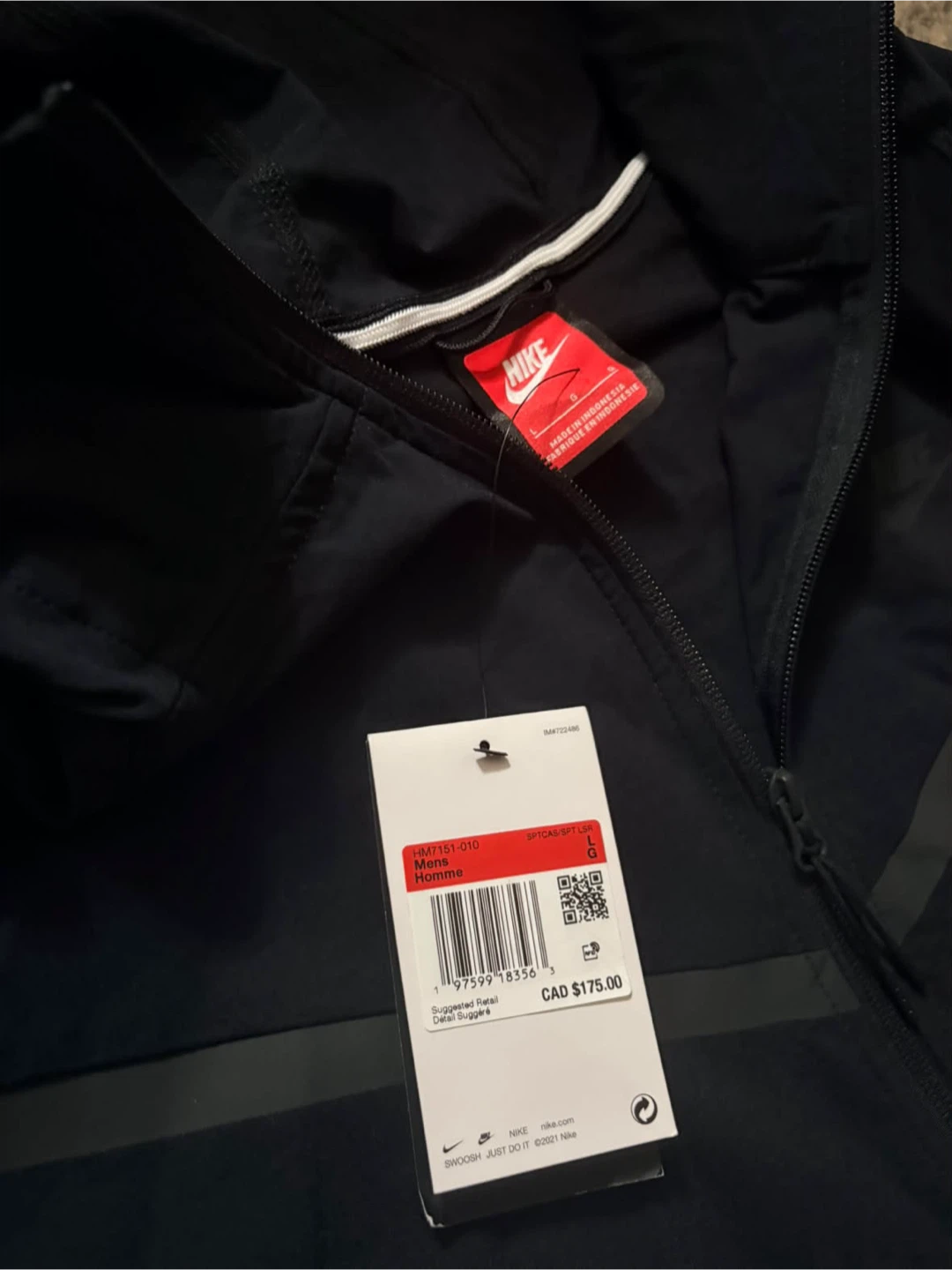 Ensemble Nike Tech Fleece noir, grandeur Large - photo 3