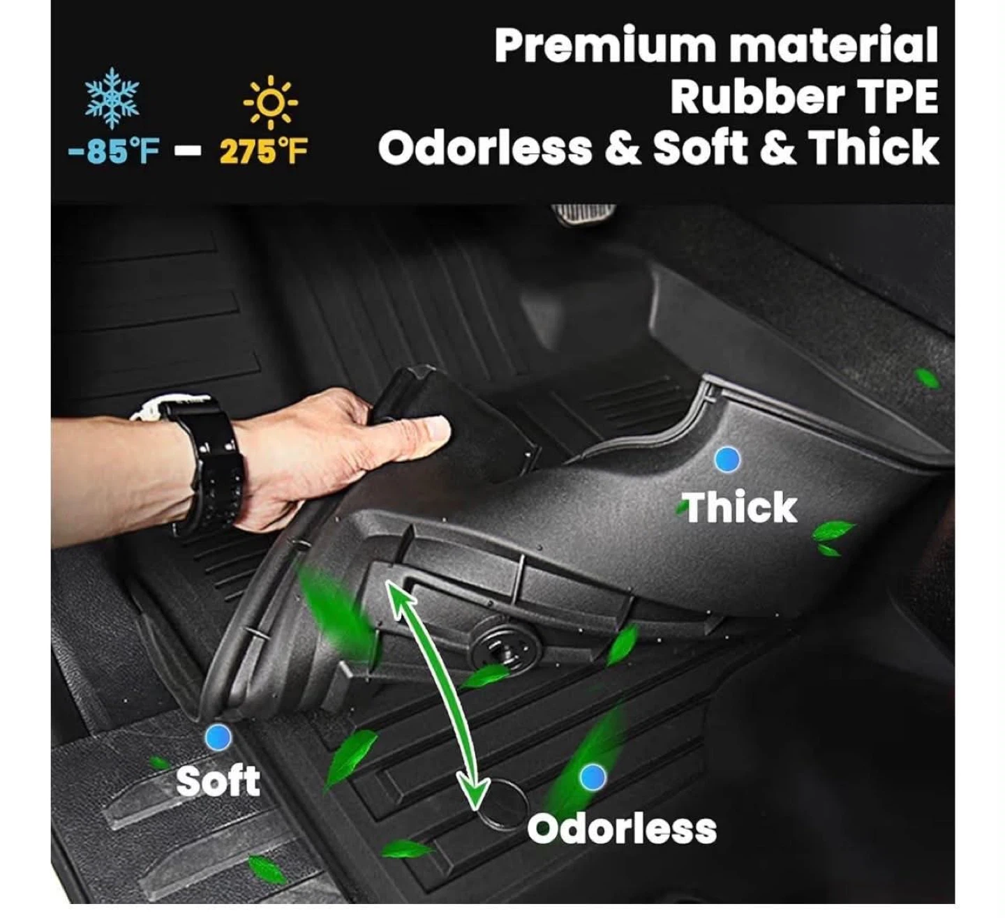 AUXKO  KIA Telluride 2027 Custom Fit Floor Mats for Gas Models - photo 5