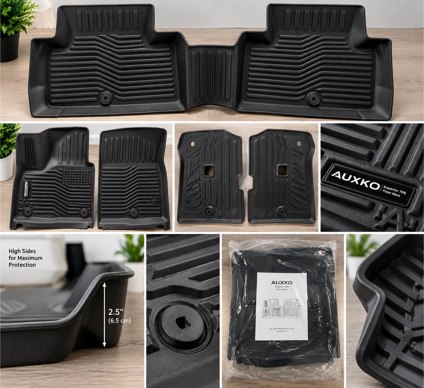 AUXKO  KIA Telluride 2027 Custom Fit Floor Mats for Gas Models - photo 2