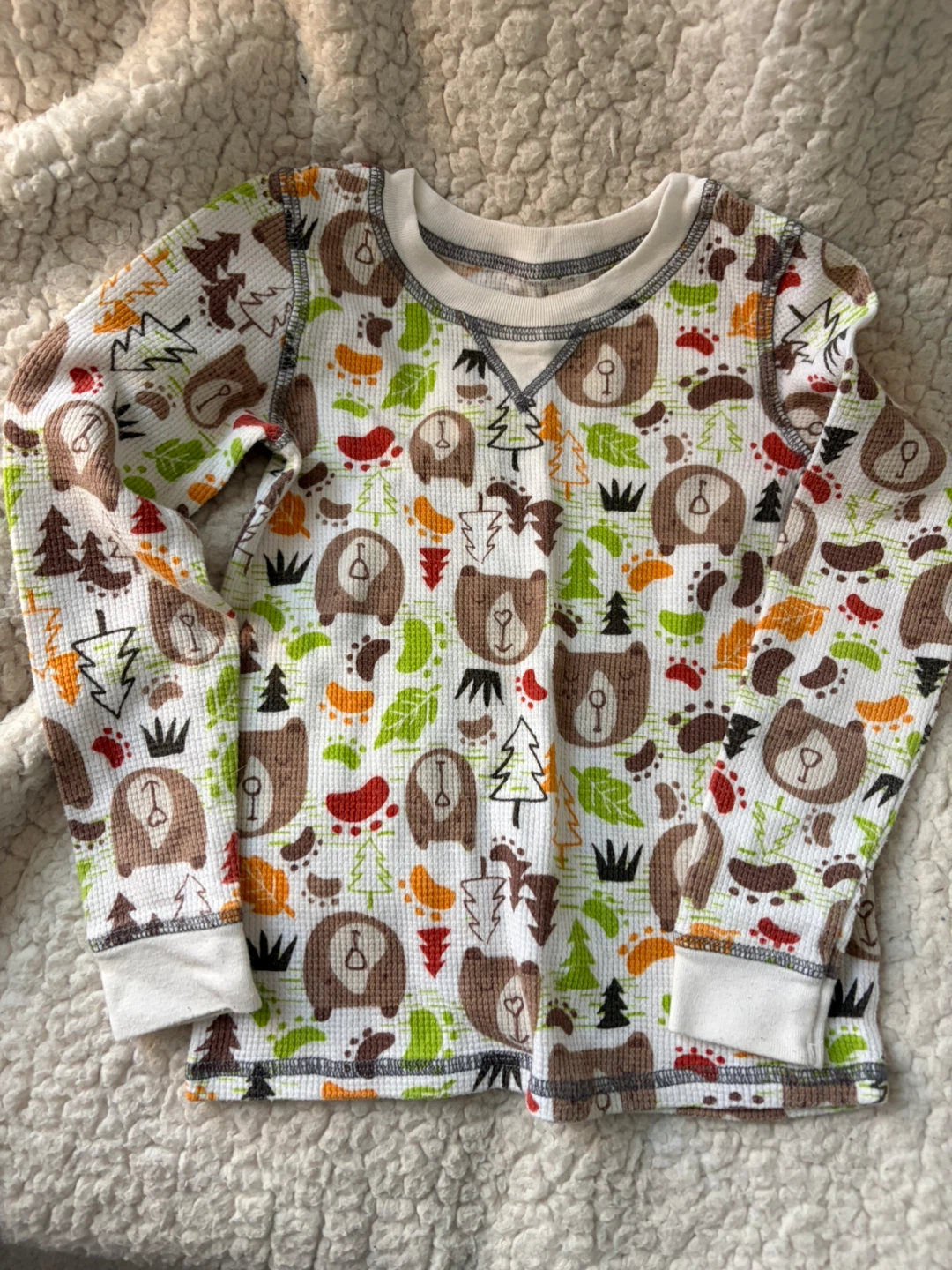 Cuddl Duds Thermal Pajama Set 4T - photo 2