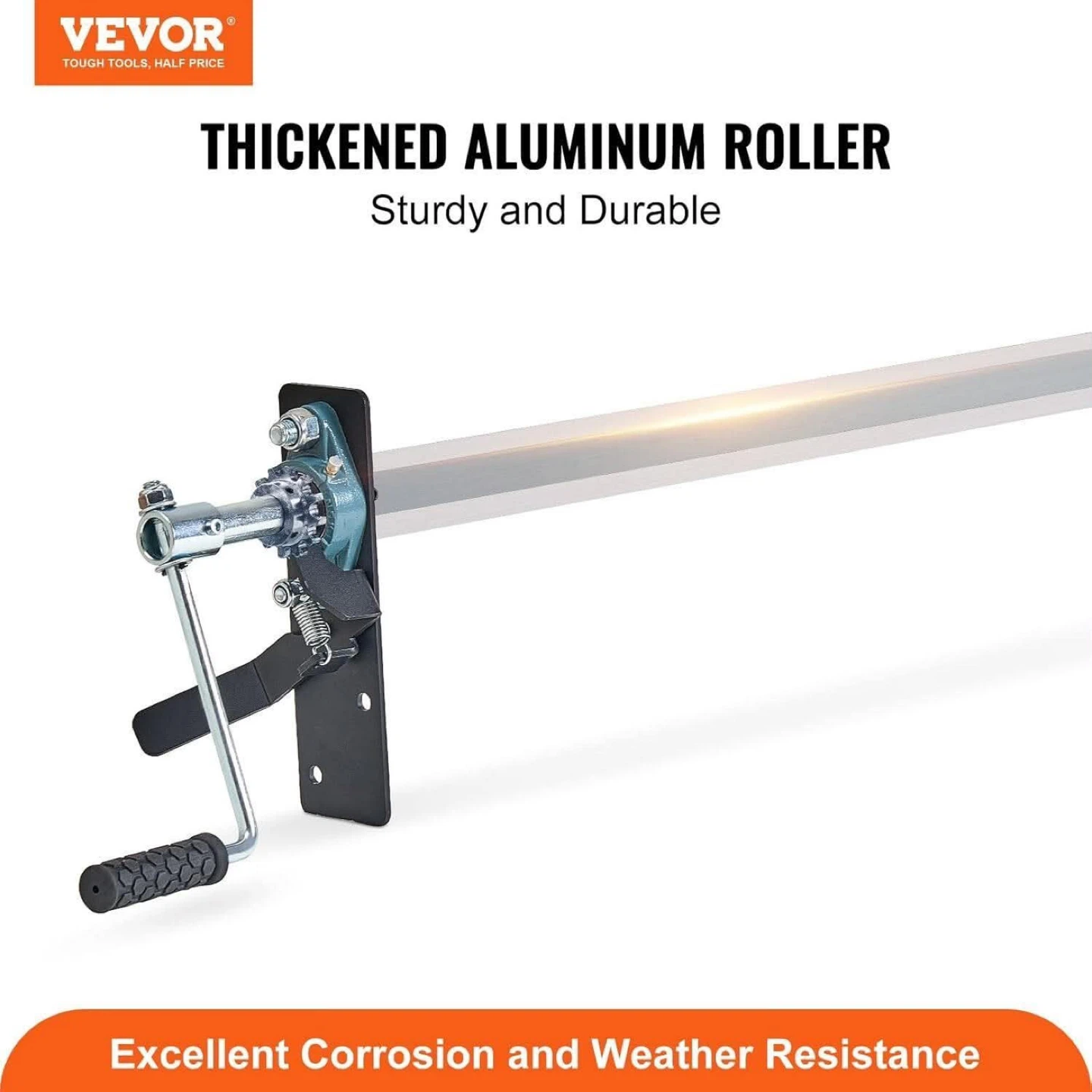 VEVOR Greenhouse Film Manual Crank Roller - photo 2