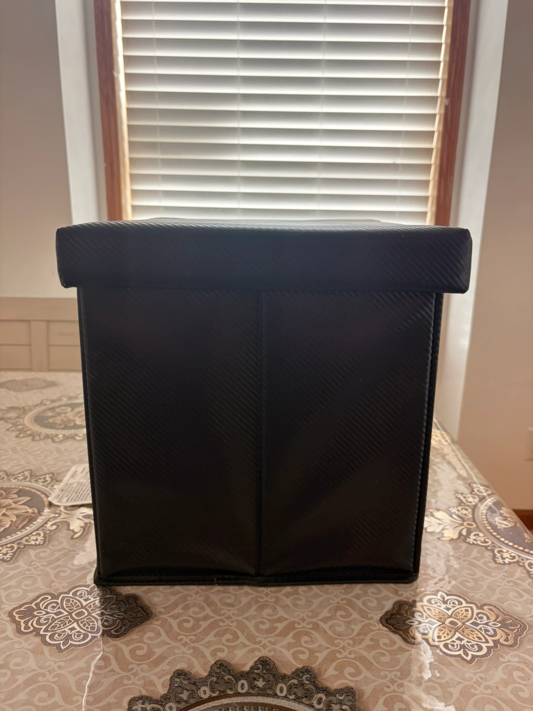 Collapsible Black Storage Box
