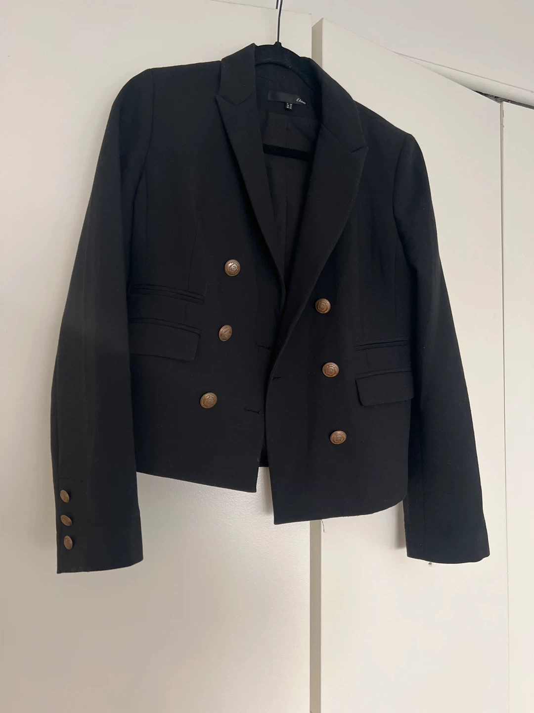 Etam Black Double-Breasted Blazer