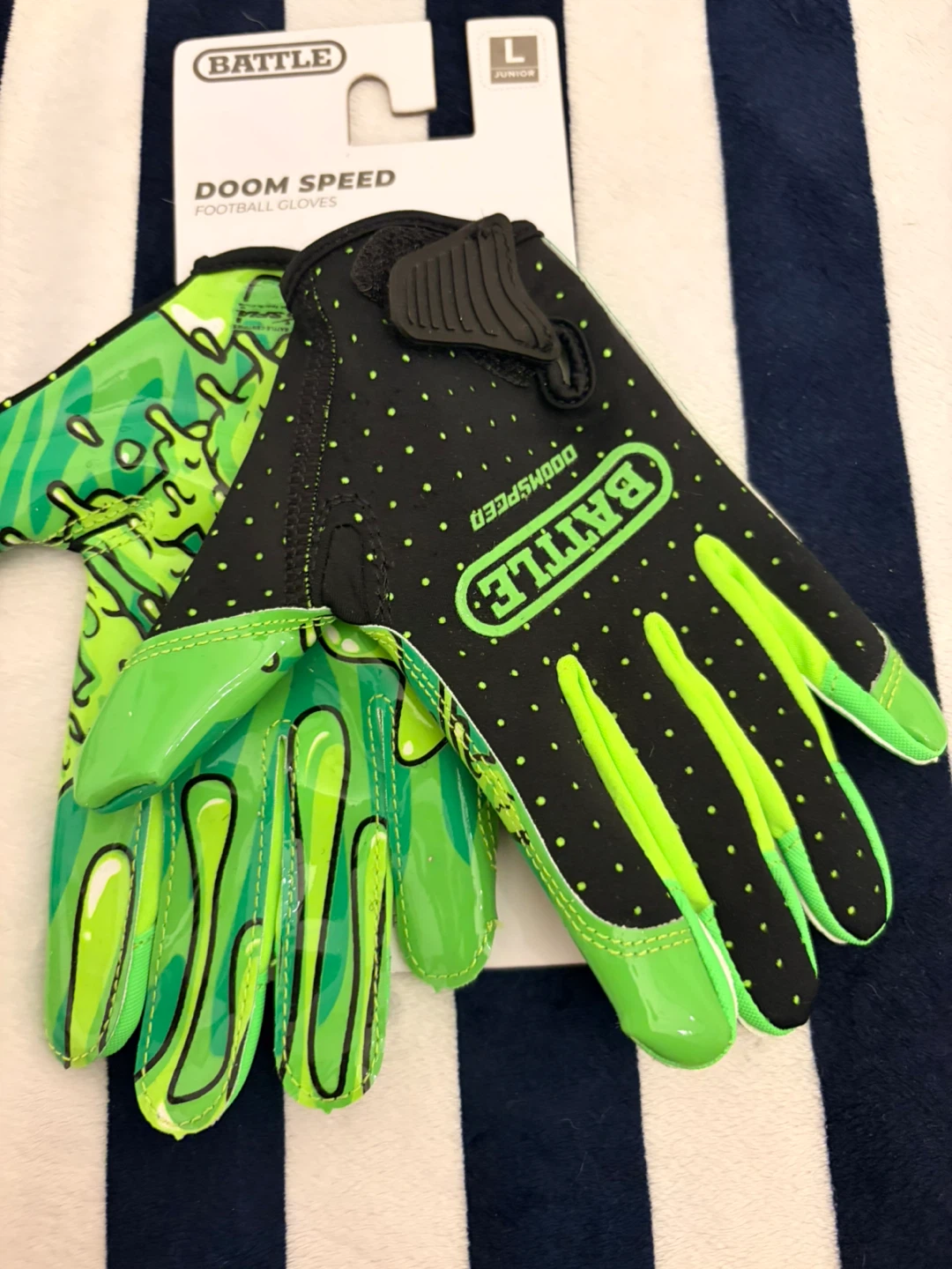 Battle Doom Speed Junior Football Gloves - photo 3