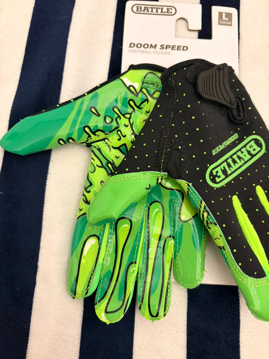 Battle Doom Speed Junior Football Gloves - photo 4