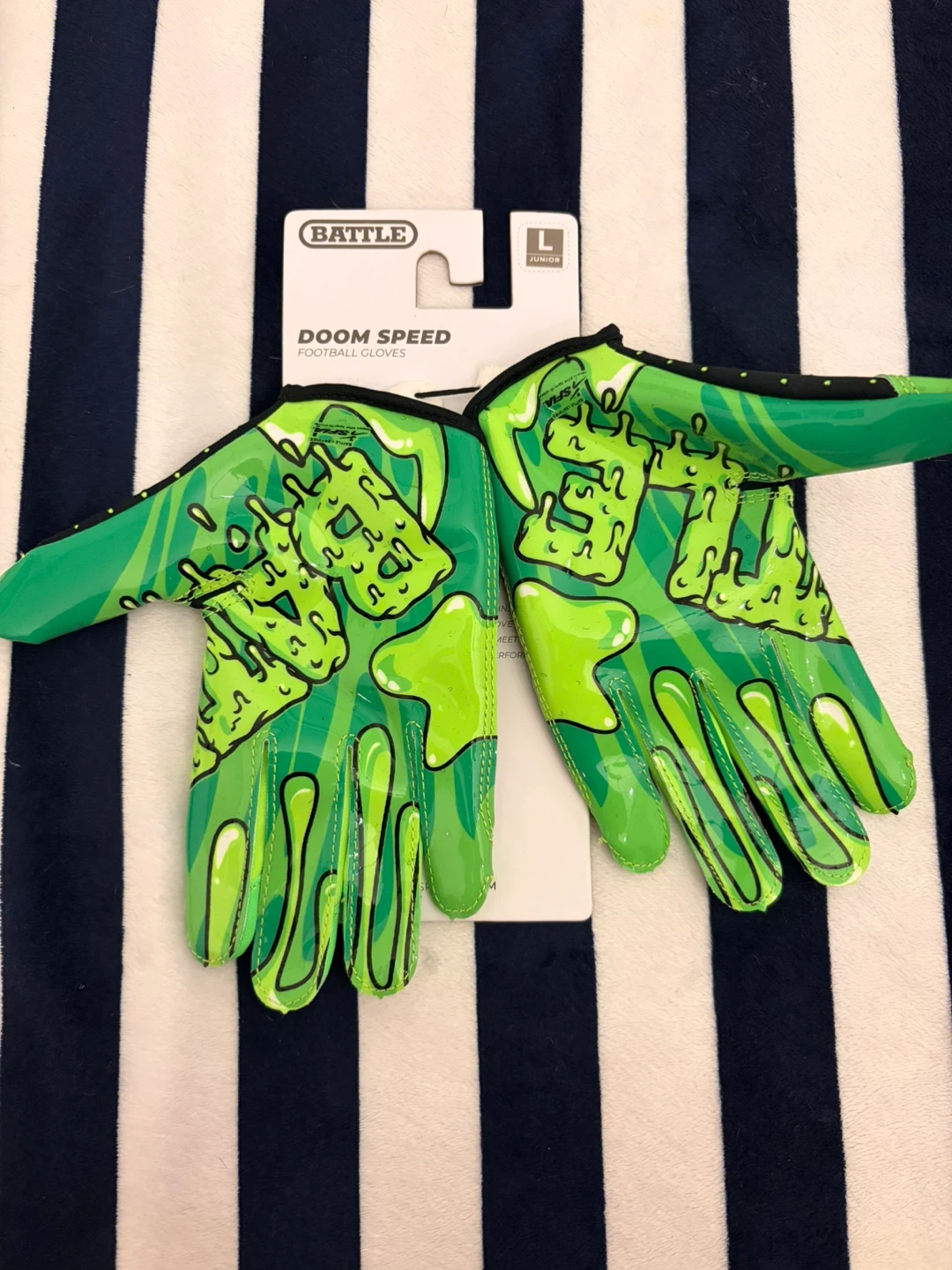 Battle Doom Speed Junior Football Gloves - photo 5